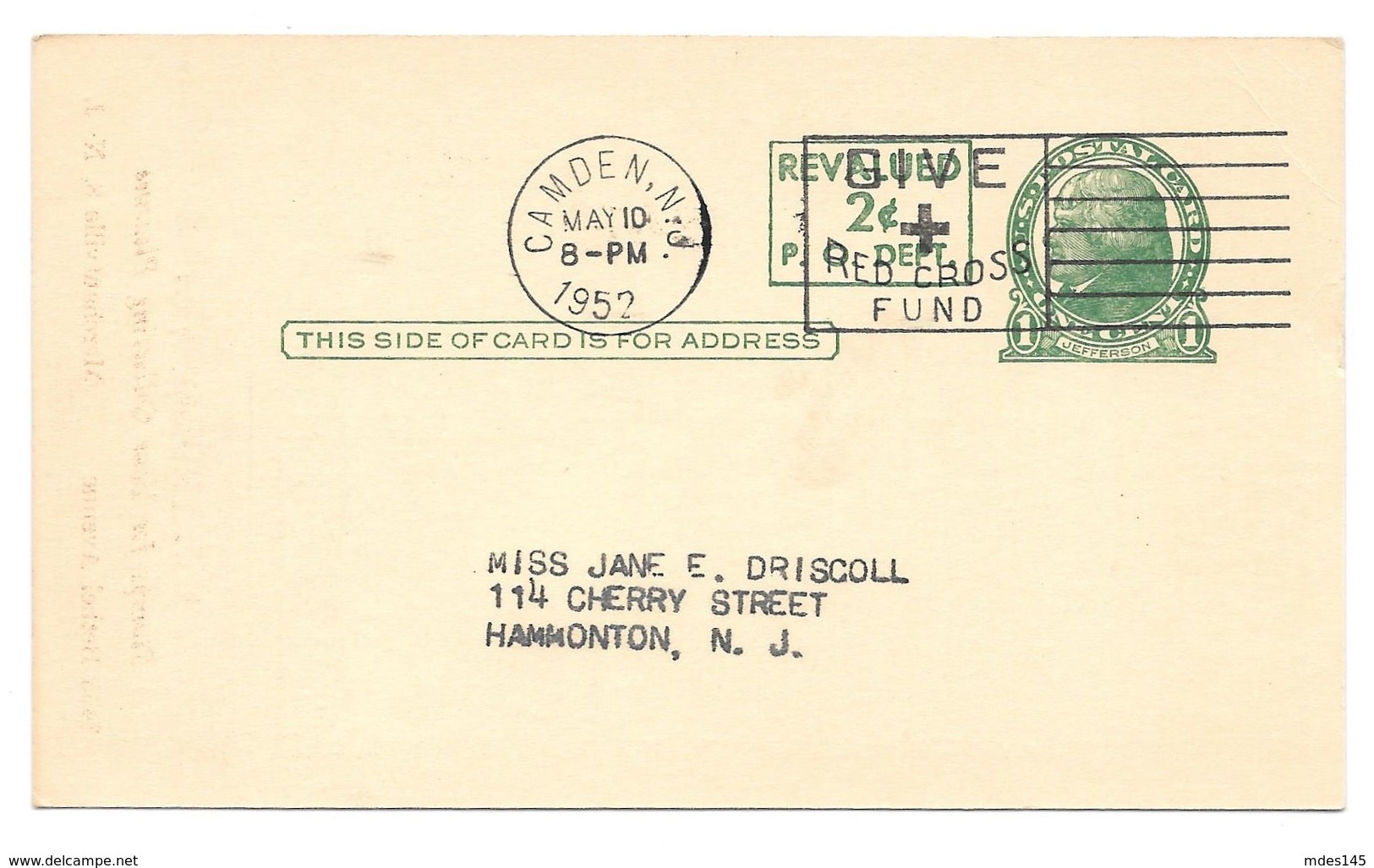 UX39 Postal Cards Blue Monday Gazette Stamp Dealer Advert Jokes 2 Diff 1952 - Postal History