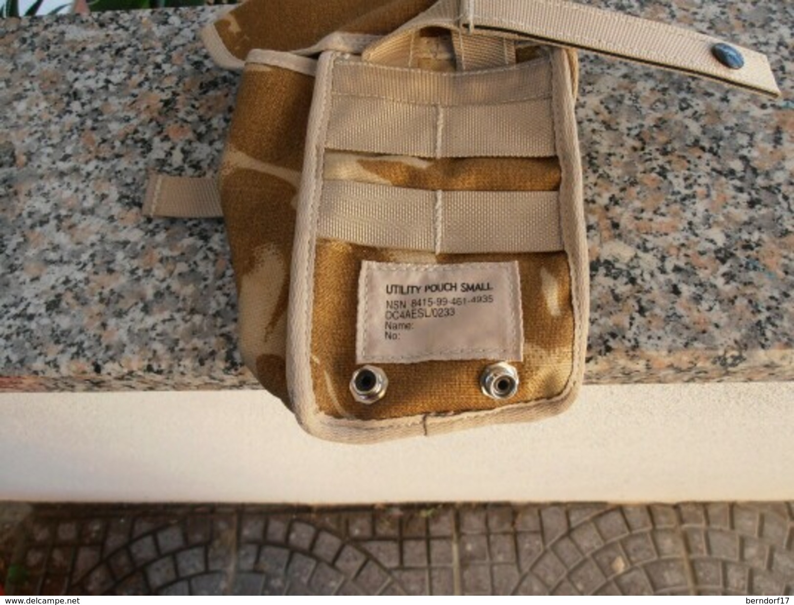 ROYAL ARMY SAS - DESERT UTILITY SMALL POUCH - ESERCITO INGLESE SAS TASCA PORTAOGGETTI PICCOLA DESERTICA - Equipaggiamento