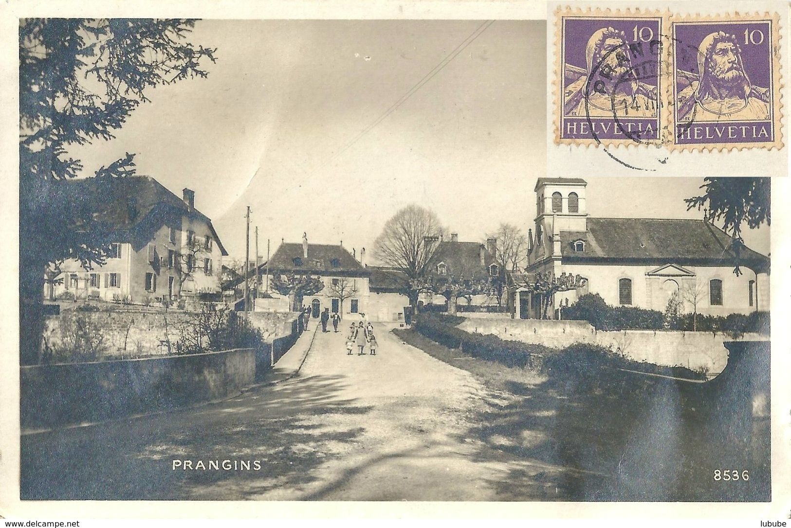 Prangins - Rue Vers L'Eglise          1933 - Prangins
