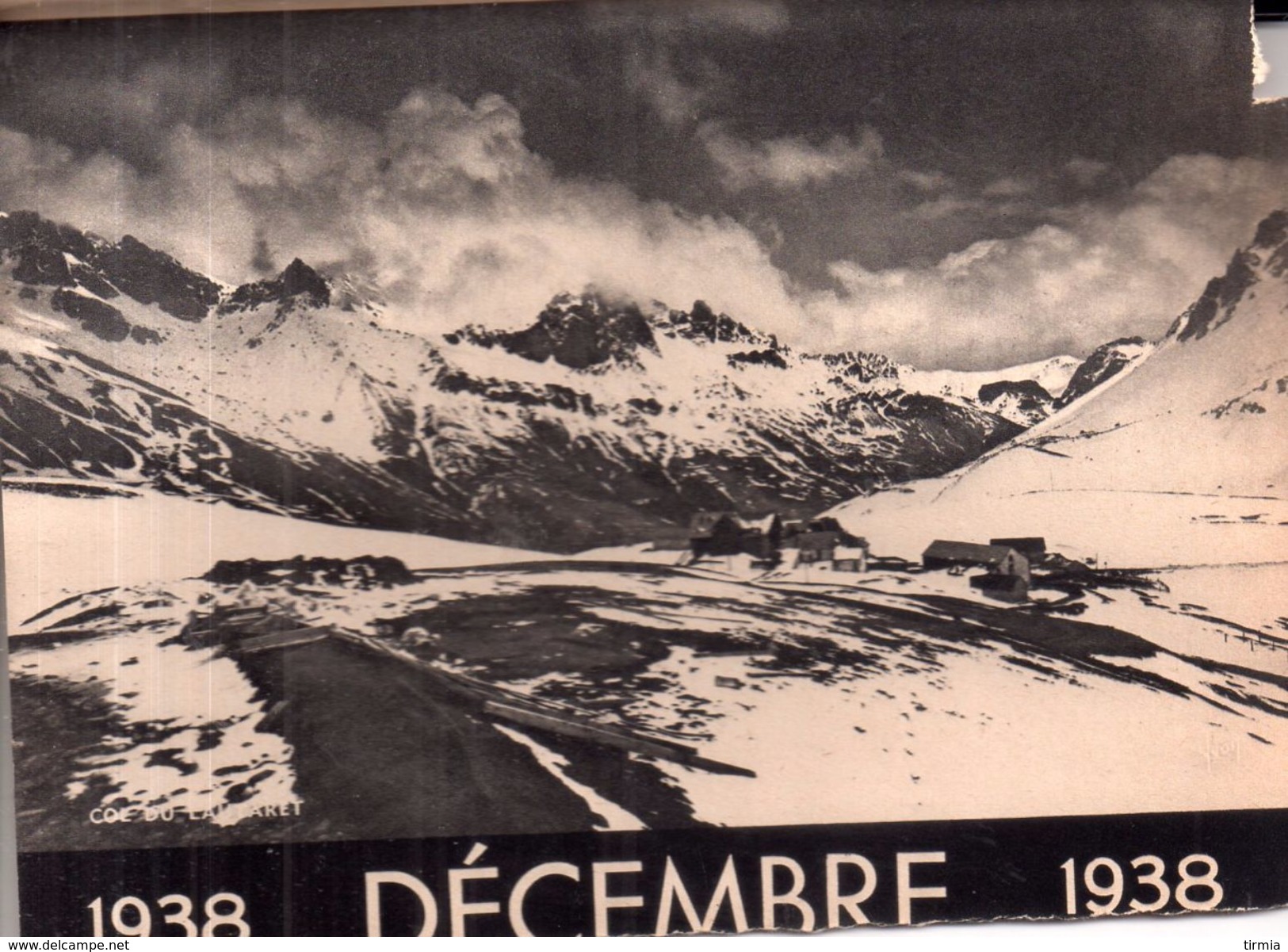 Calendriers 1938 - De Janvier à Décember - Grand Format : 1921-40