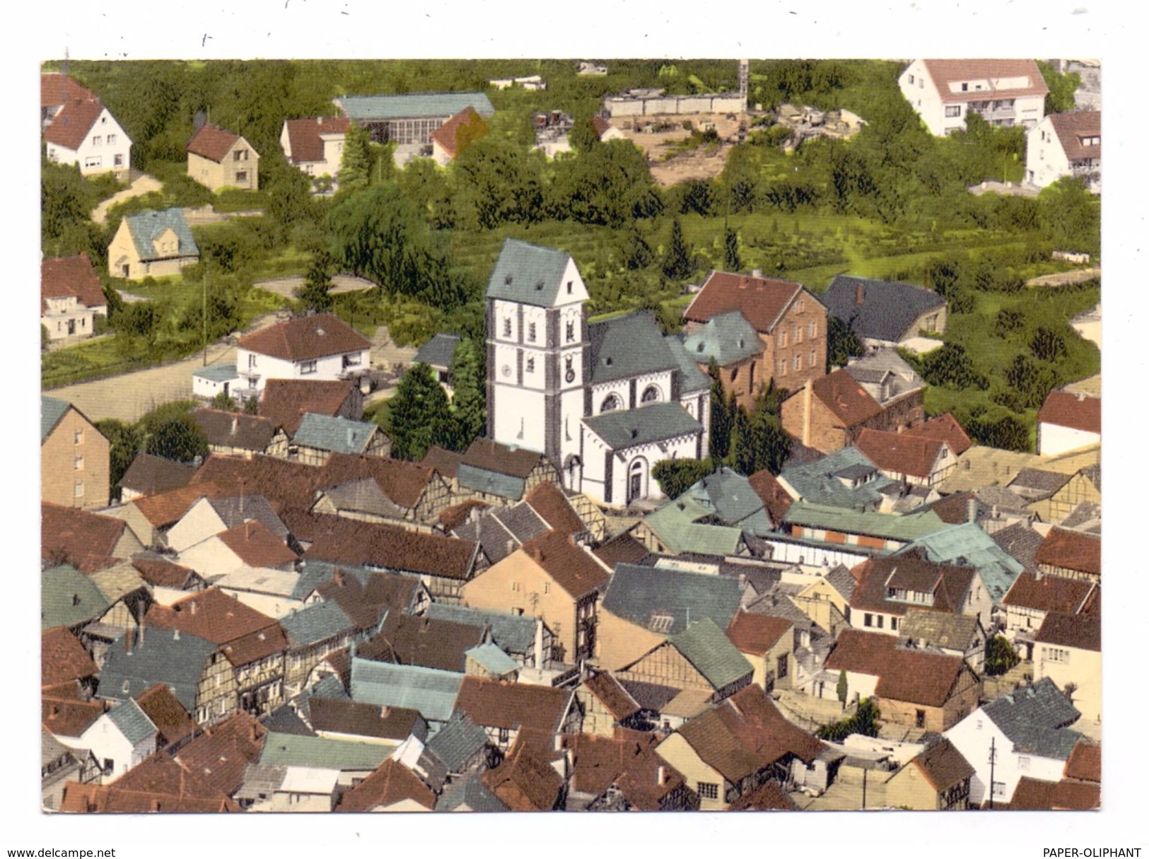 5484 BAD BREISIG, Sankt Viktor Kirche Und Umgebung, Luftaufnahme 1960 - Bad Breisig