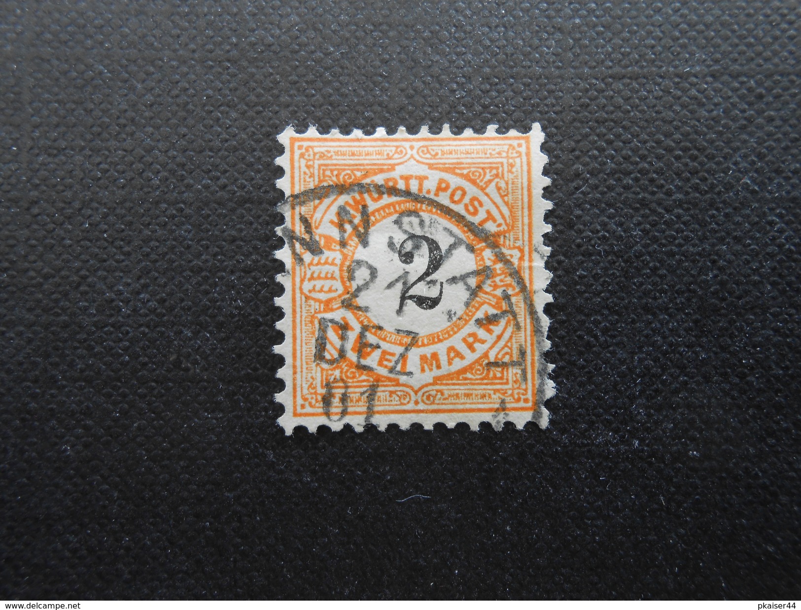 Mi 53a  2M  Altdeutschland Württemberg  1891/02   Mi 15,00 € - Sonstige & Ohne Zuordnung