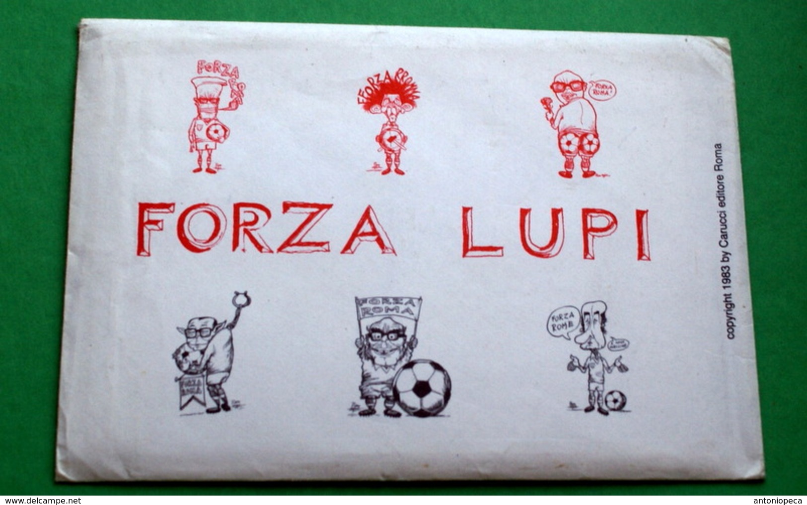 ITALIA COLLEZIONE 6 CARTOLINE UMORISTICHE AS ROMA "FORZA LUPI!" - Sammlungen & Lose