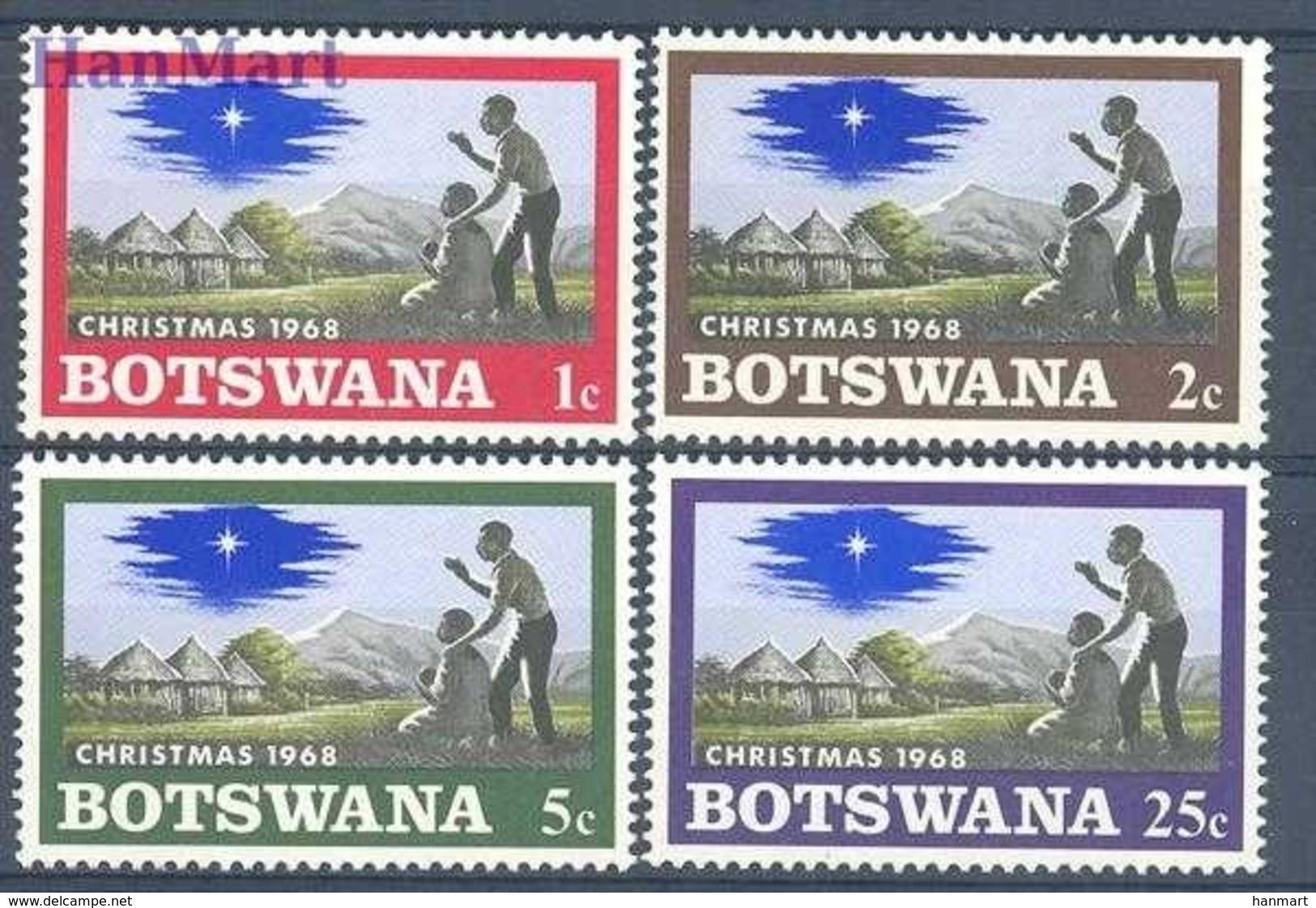 Botswana 1968 Mi 47-50 MNH ( ZS6 BTS47-50 ) - Botswana (1966-...)