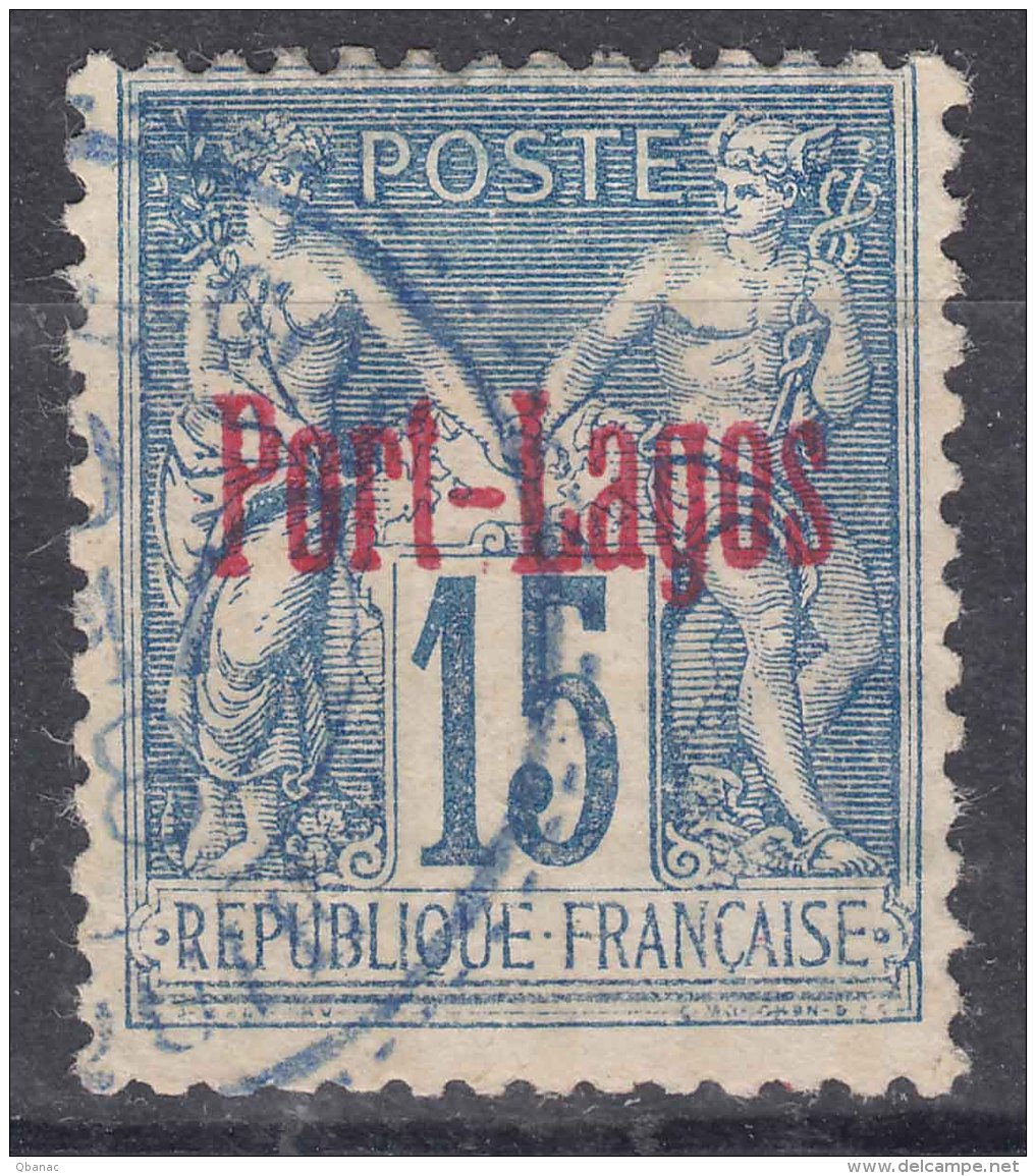 Port-Lagos 1893 Yvert#3 Used - Used Stamps