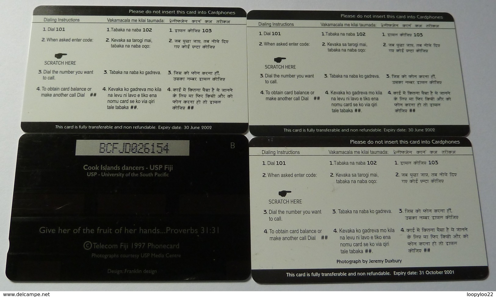 FIJI - 3 Remote Memory Specimens $1 Complimentary, 5 & 50 & GPT $10 - Figi