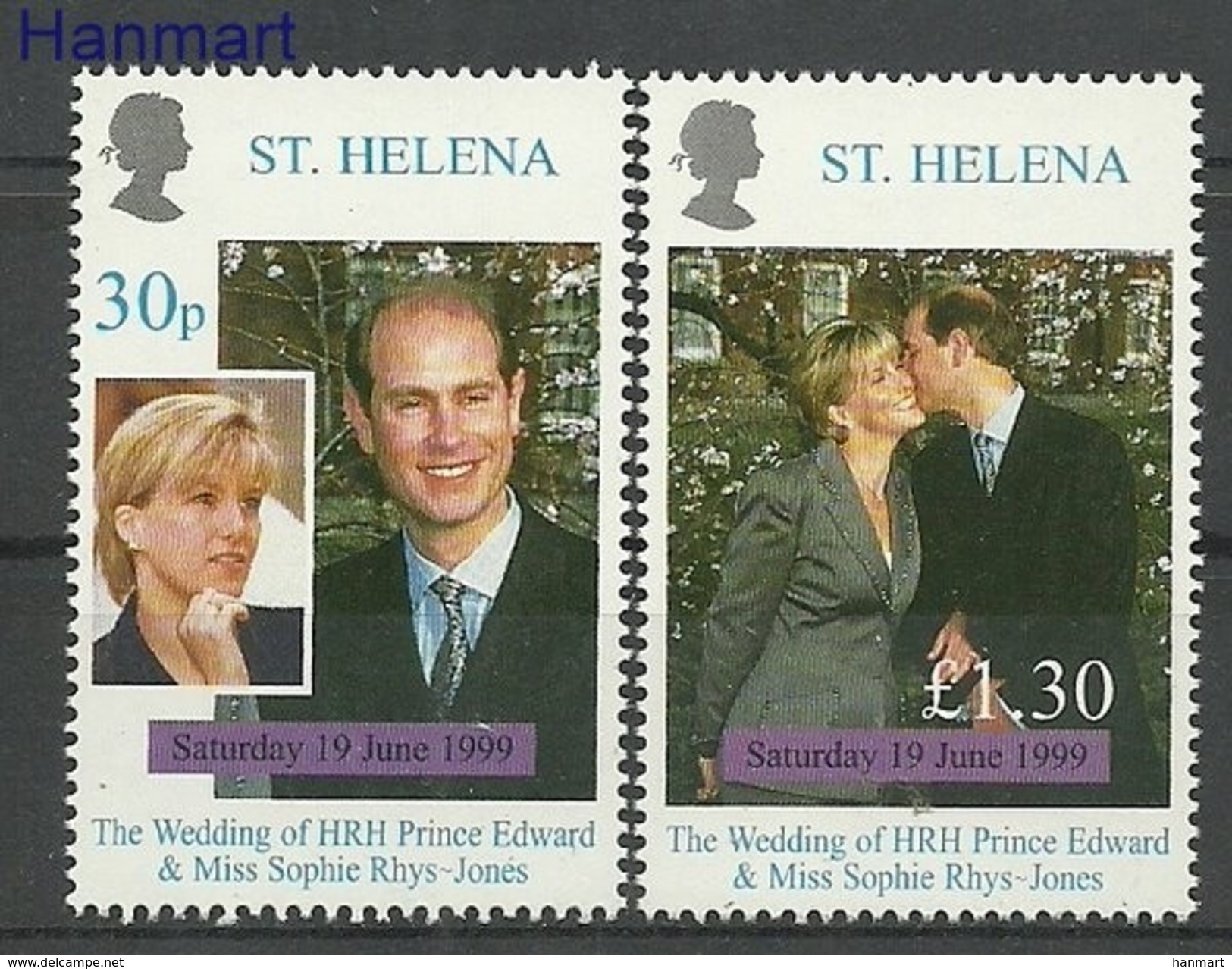 Saint Helena Island 1999 Mi 753-754 MNH ( ZS6 SHL753-754 ) - Sainte-Hélène