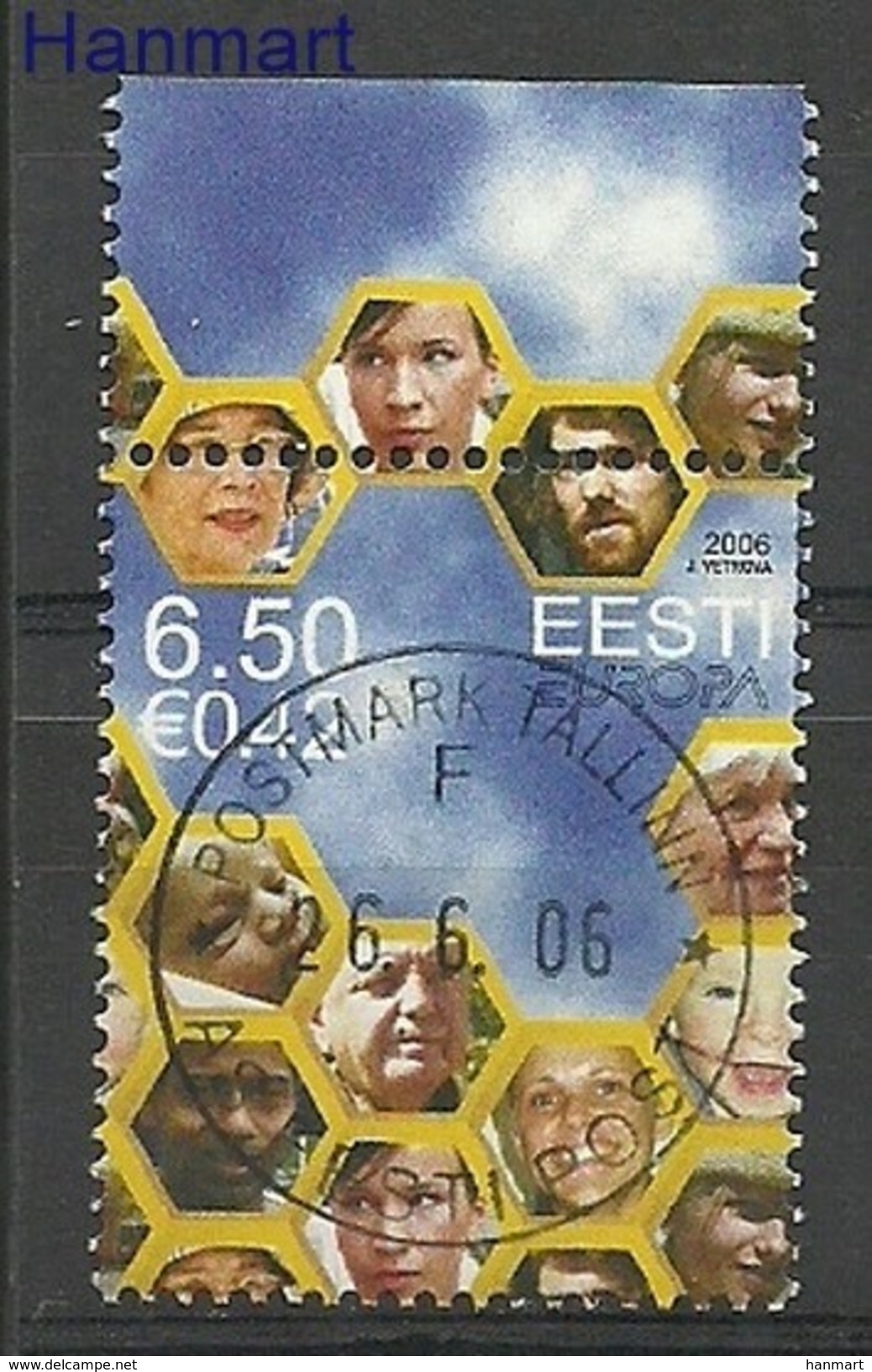 Estonia 2006 Mi Zf 555 Cancelled ( SZE3 ESTzf555 ) - Estland