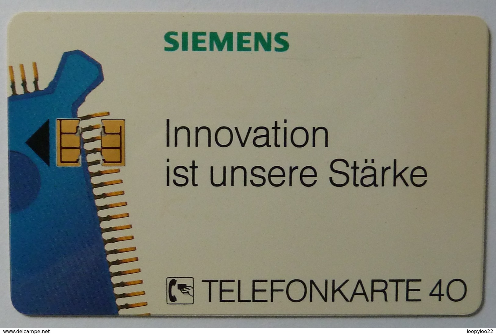 GERMANY - Siemens - Innovation - 40DM - K 687 01.92 - Mint - T-Series: Testkarten