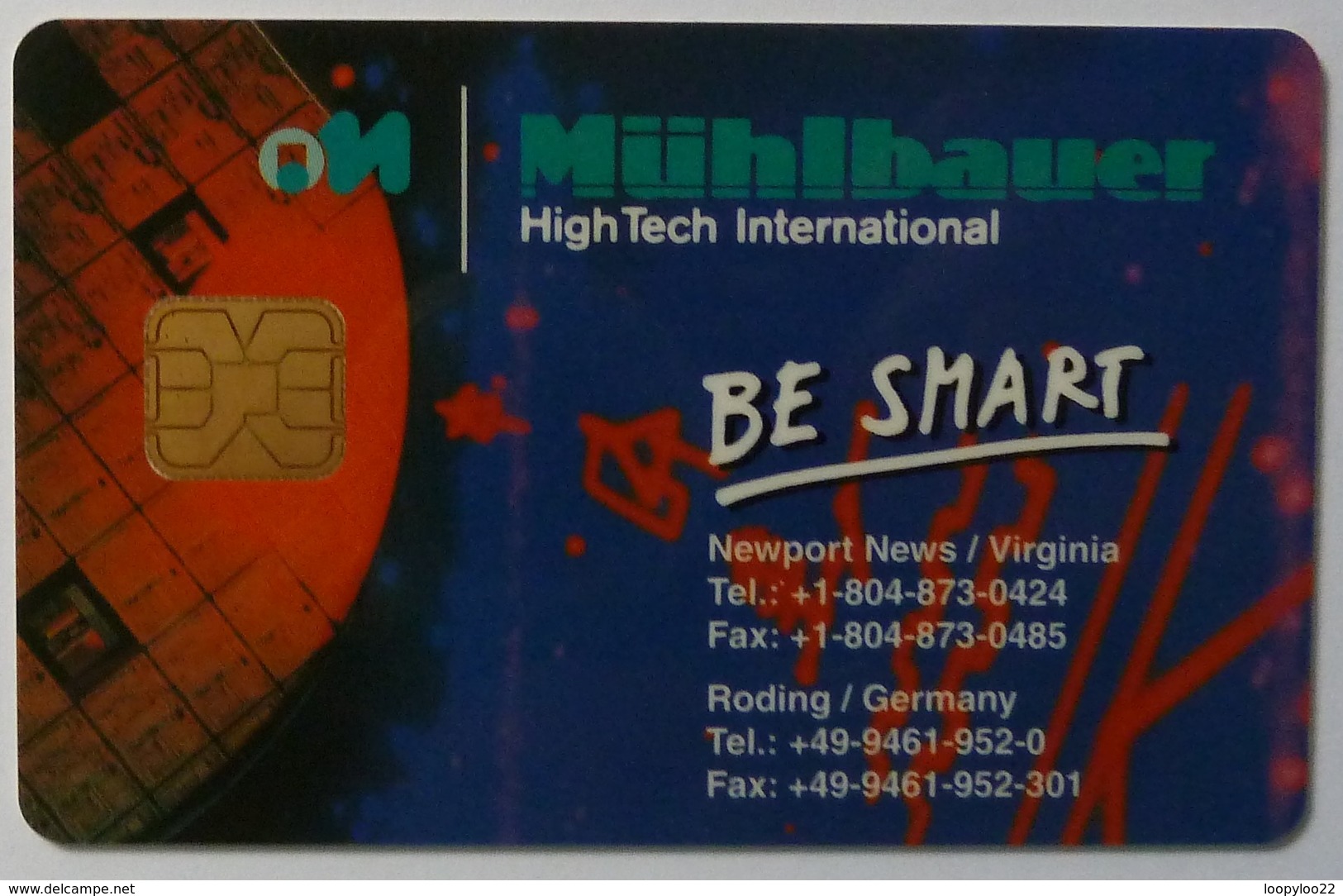 GERMANY - Smartcard - Muhlbauer - Be Smart - T-Reeksen : Tests