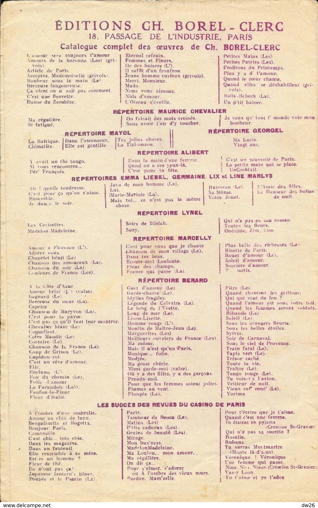 Partition: L'Hilarité Céleste: La-Haut! (Opérette) Chanté Par Dranem - Paroles D'Albert Willemetz, Musique Maurice Yvain - Partituren