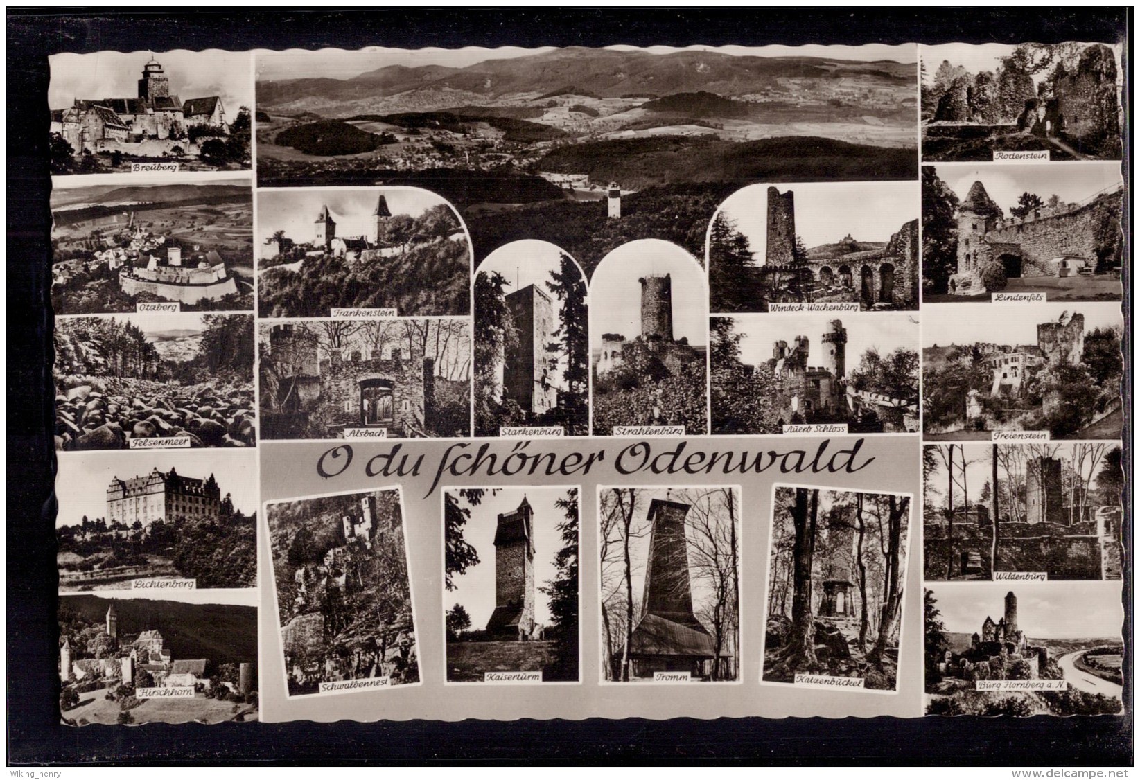 Odenwald - Mehrbildkarte 12 - Odenwald