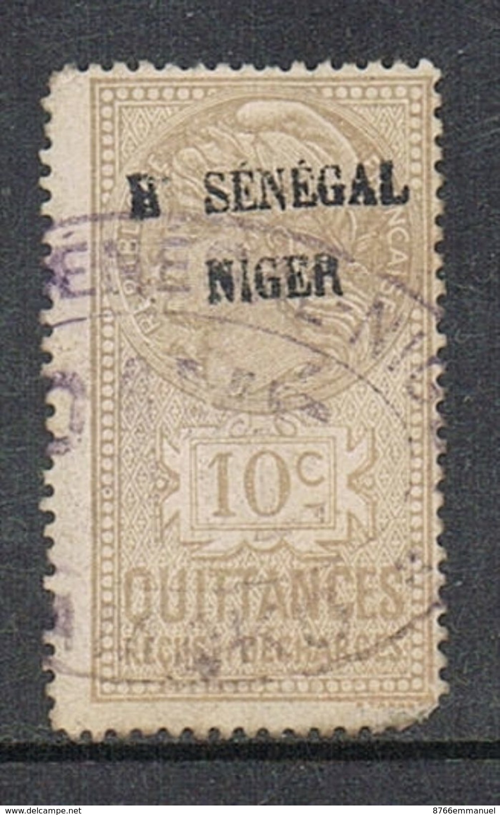 HAUT-SENEGAL-ET-NIGER TIMBRE FISCAL - Used Stamps