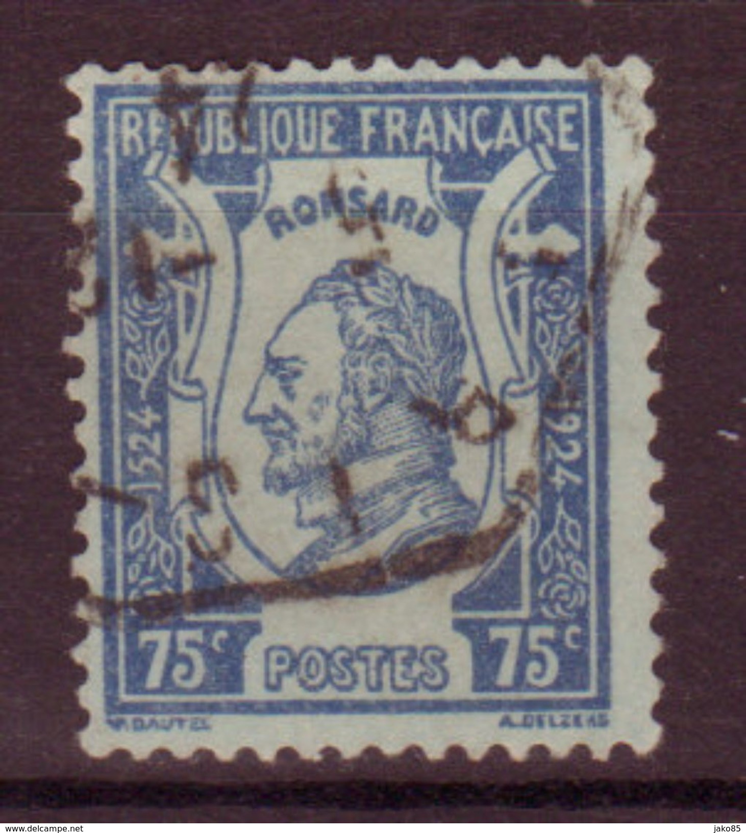 FRANCE - 1924 - YT N° 209 - Oblitéré - Ronsard - Oblitérés