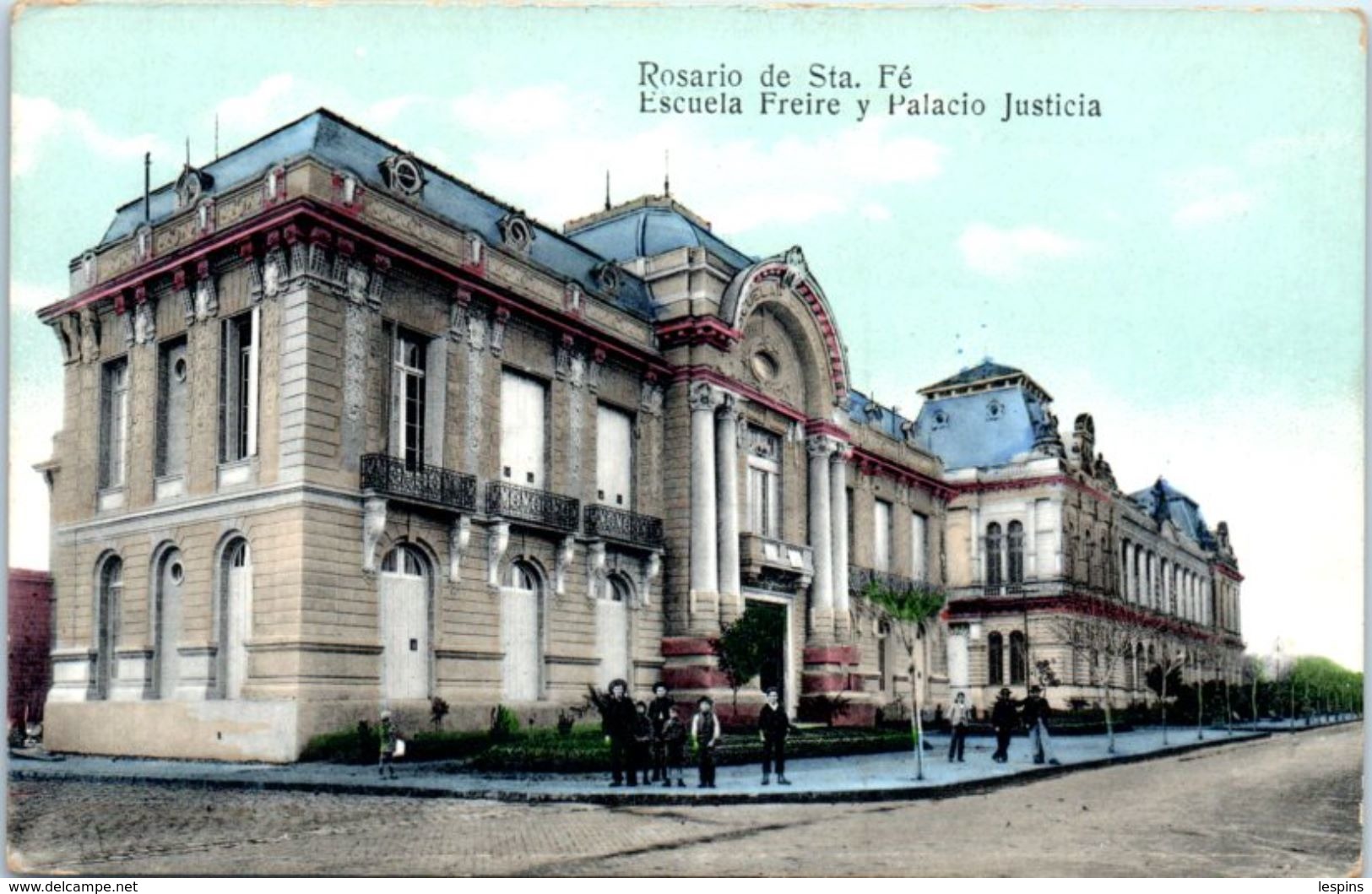 AMERIQUE -  ARGENTINE - ROSARIO  De Sta Fé - Escuela Freire Y Palacio Justicia - Argentina