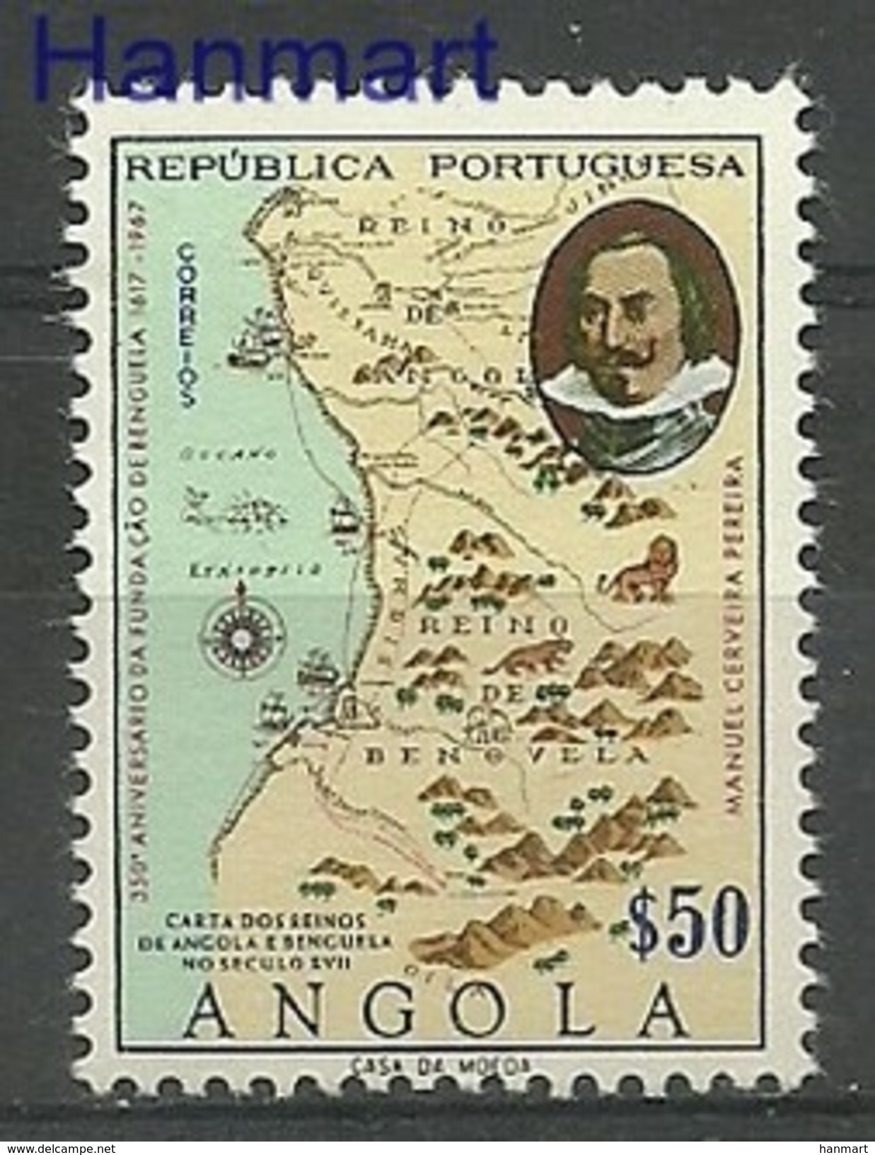 Angola 1967 Mi 542 MNH ( ZS6 ANG542 ) - Angola