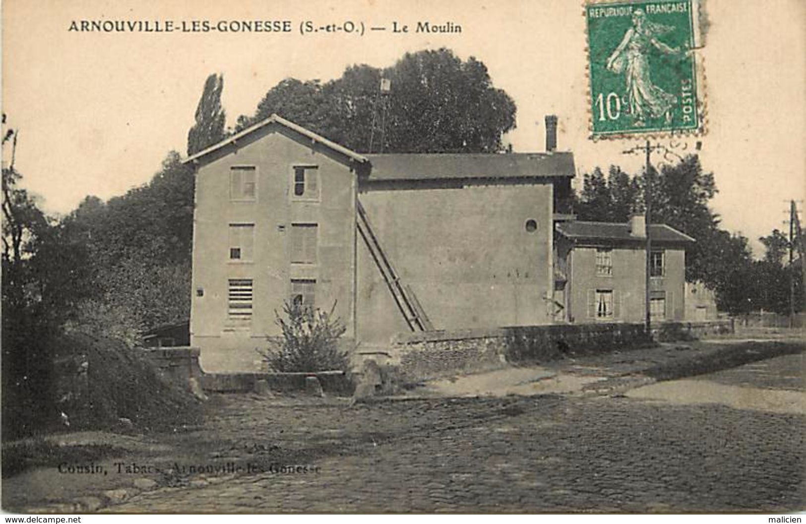 - Dpts Div- Ref-UU447- Val D Oise - Arnouville Les Gonesse - Le Moulin A Eau - Moulins A Eau - Carte Bon Etat - - Arnouville Les Gonesses