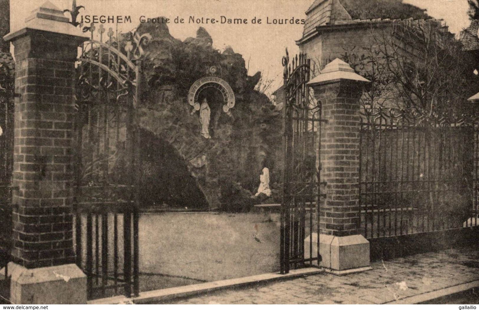 BELGIQUE ISEGHEM GROTTE DE NOTRE DAME DE LOURDES - Izegem