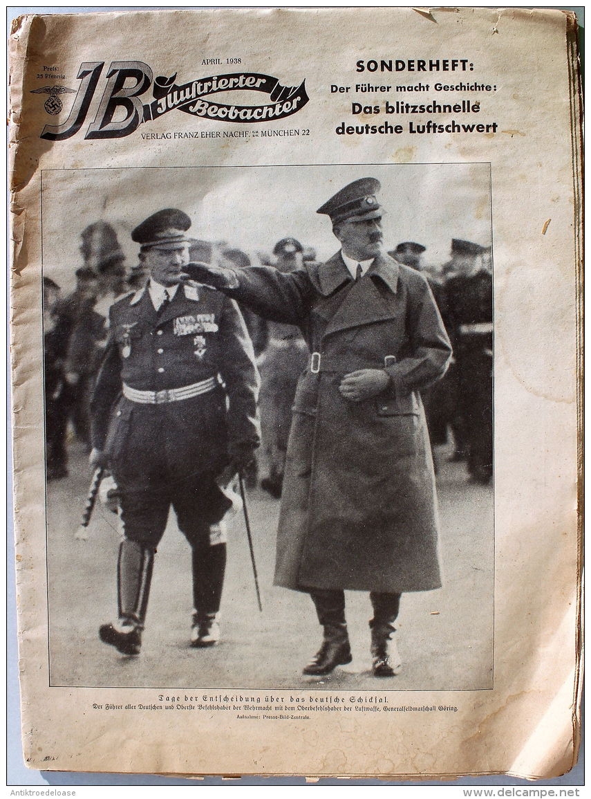 Illustrierter Beobachter 1938 Der Führer Macht Geschichte Sonderheft - German