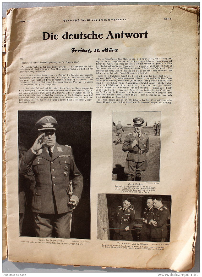 Illustrierter Beobachter 1938 Der Führer Macht Geschichte Sonderheft - Deutsch