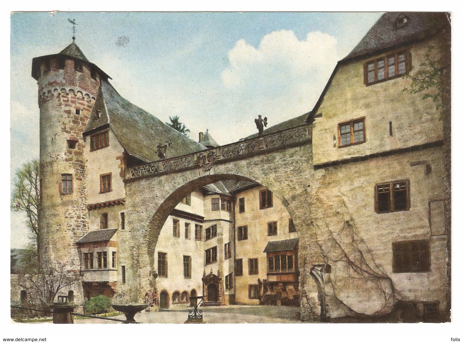 Michelstadt / Steinbach - Schloss Fürstenau - Innenhof - 1969 - Michelstadt