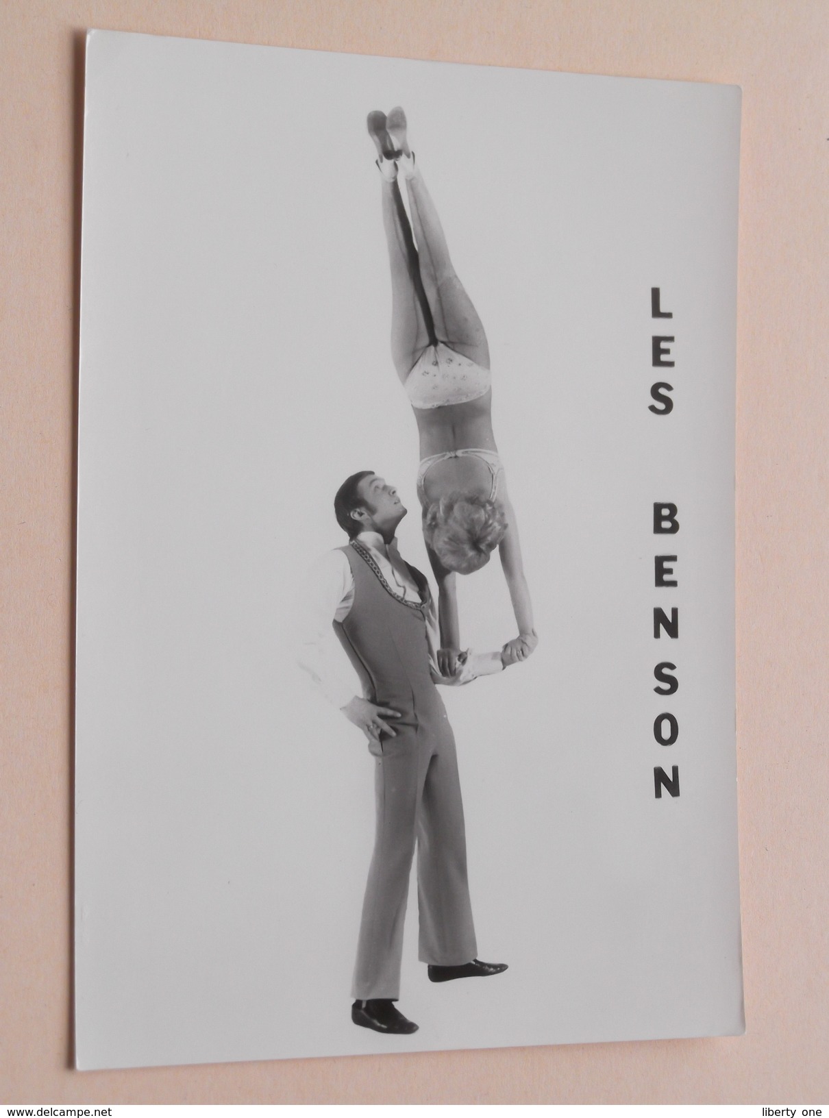 LES BENSON ( Mister WALTER ) + CARDINI'S CIRCUS Show ( 2 Folders + Visite + Foto's : details zie foto ) !