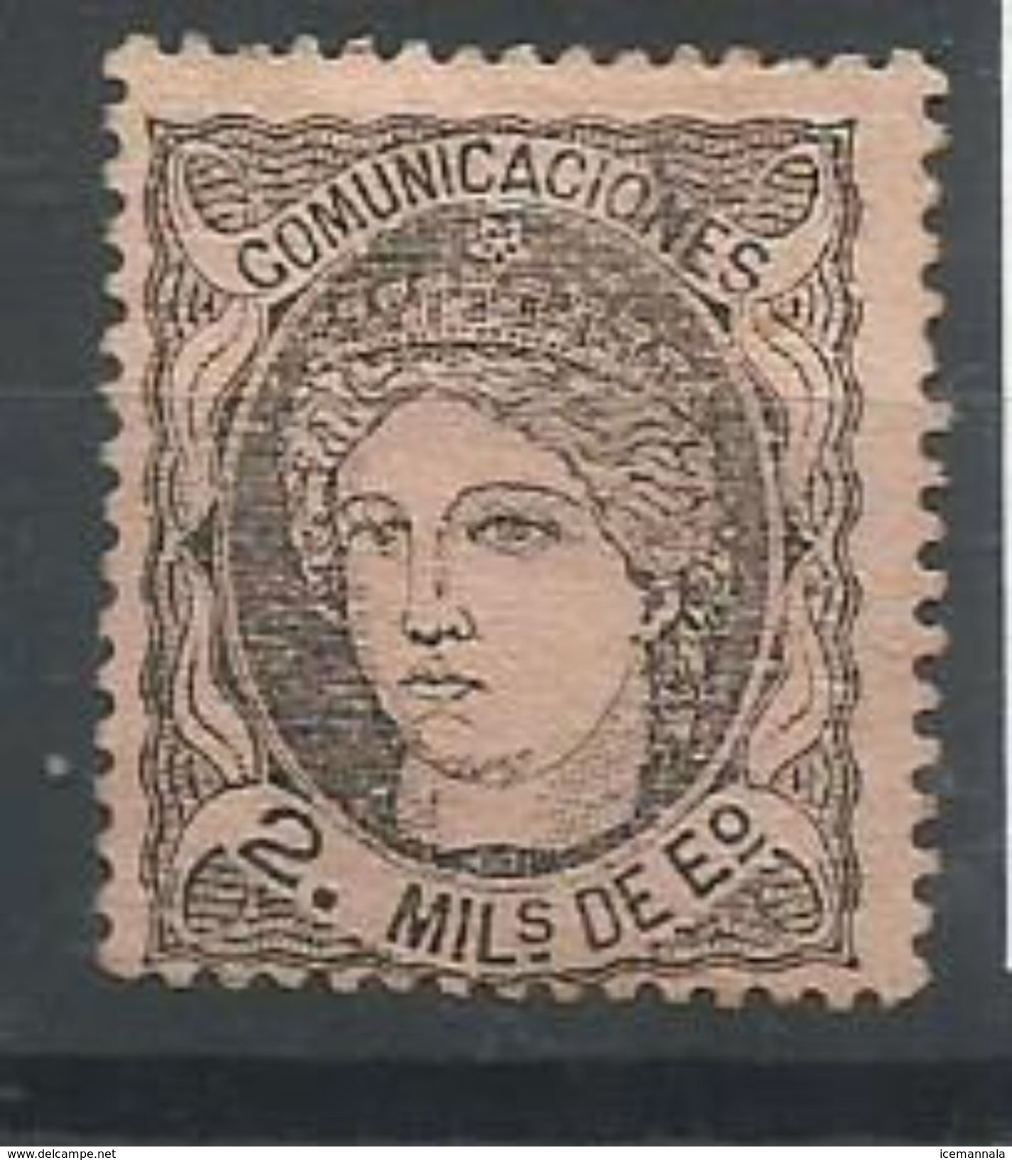 ESPAÑA EDIFIL 103 - Unused Stamps