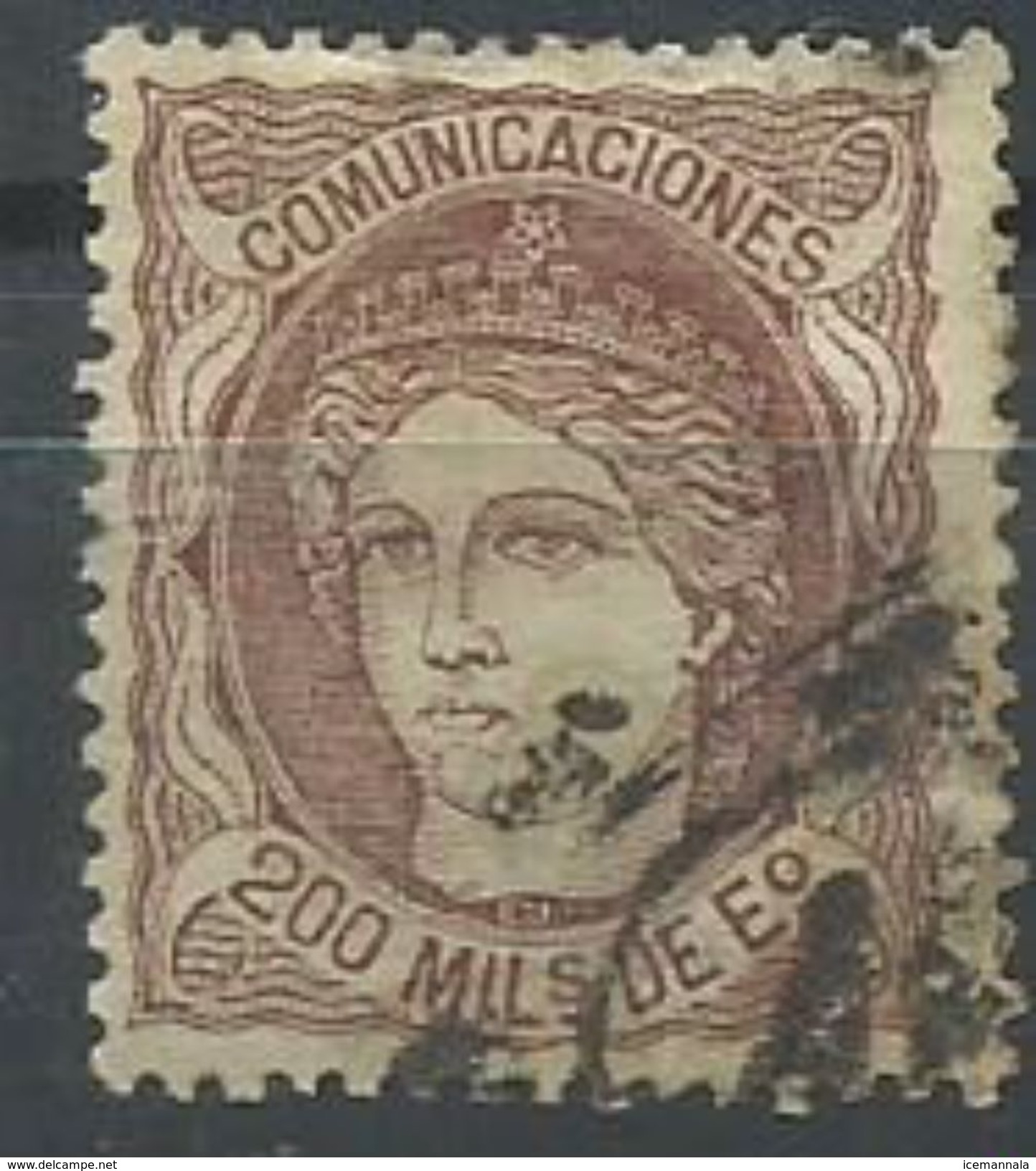 ESPAÑA EDIFIL 109 - Used Stamps