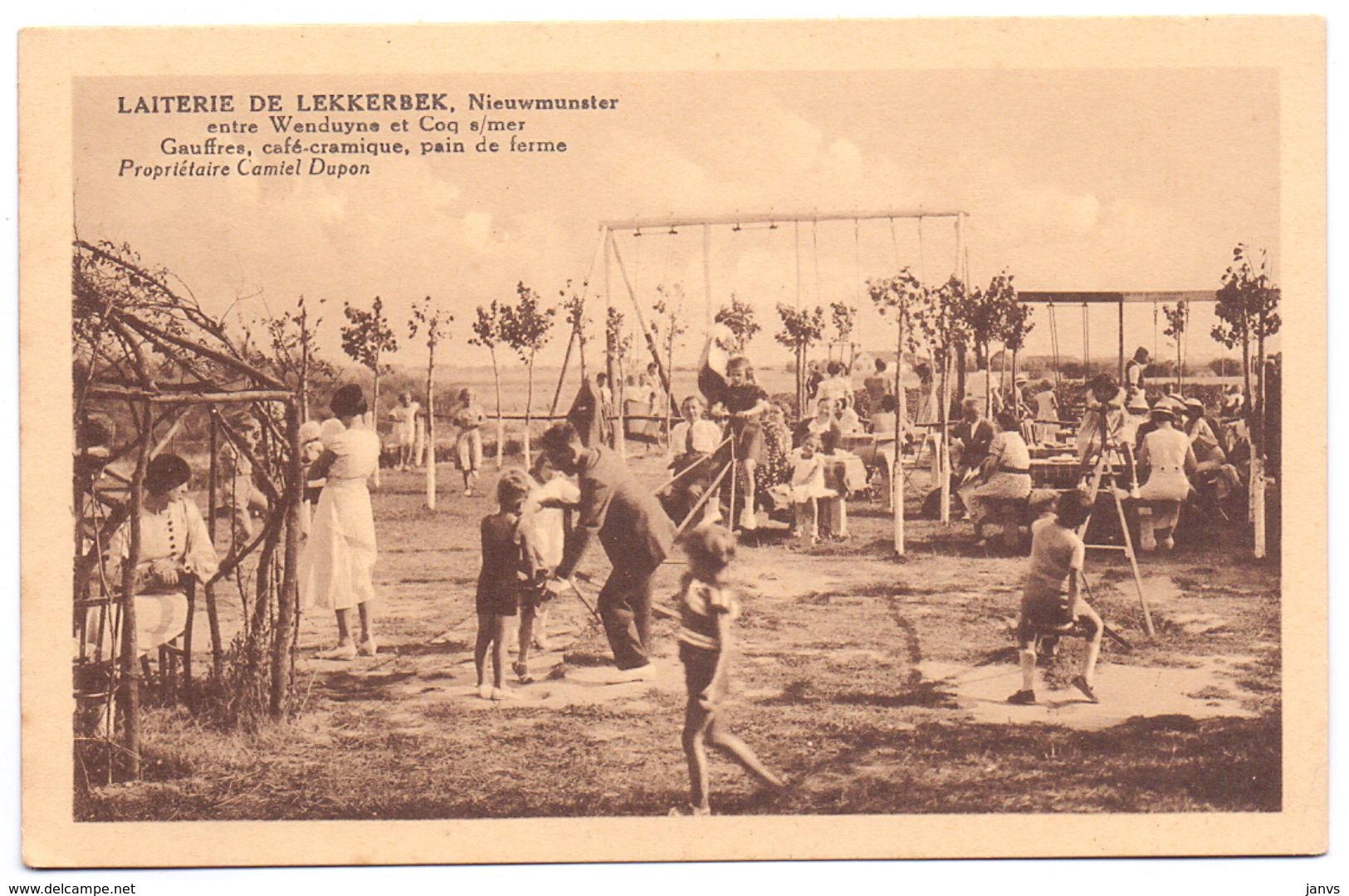 Cp - Laiterie De Lekkerbek - Nieuwmunster - Wenduine En De Haan - Gauffres Café-cramique, Pain De Ferme - Camiel  Dupon - Zuienkerke