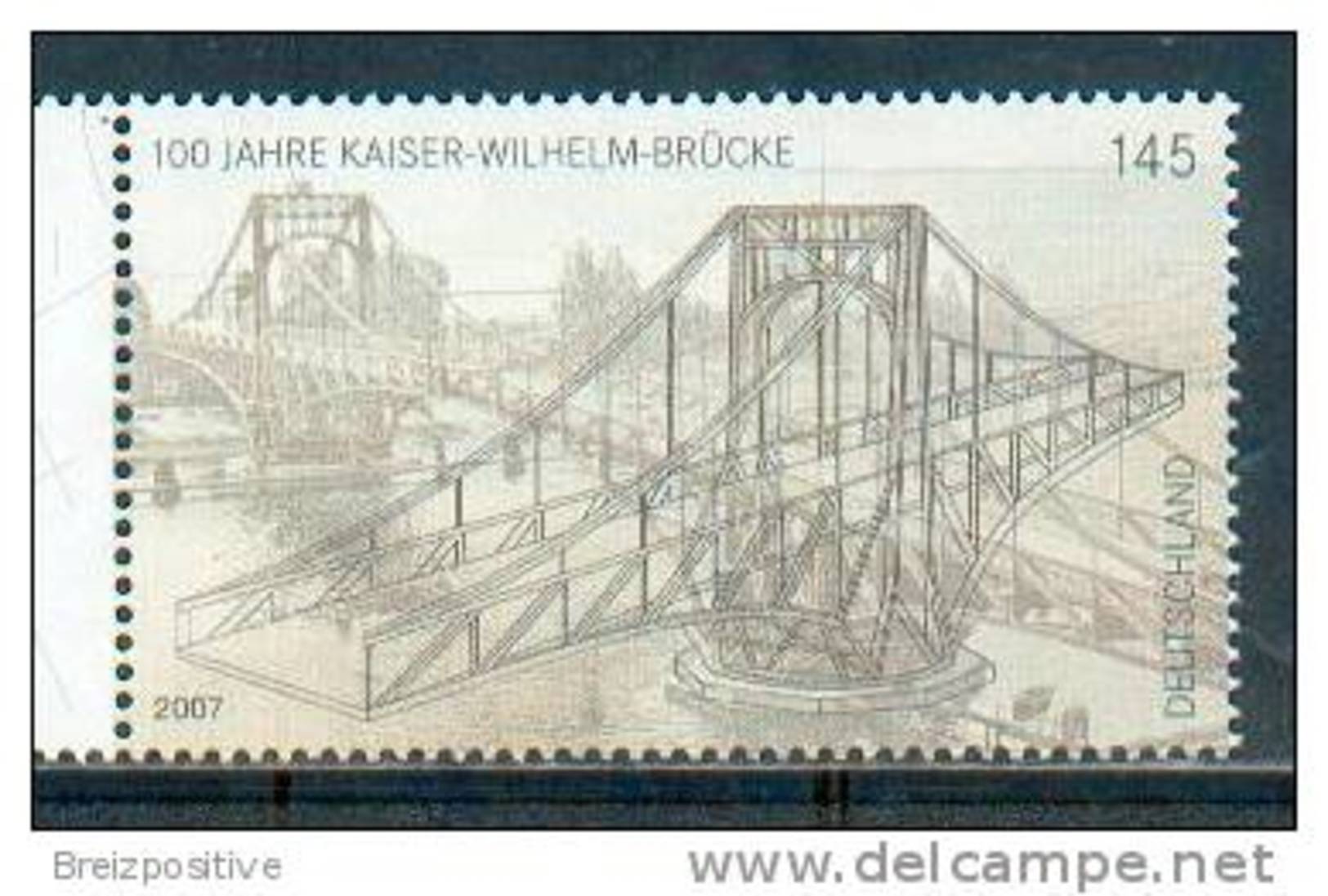 Allemagne Germany 2007 - Pont Kaiser-Wilhelm / Kaiser-Wilhelm Bridge - MNH - Bruggen