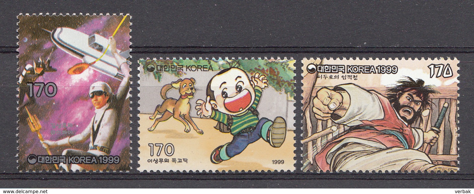 Corée Du Sud 1999 Mi. Nr: 2011-2013 Comics  Neuf Sans Charniere / MNH / Postfris - Corea Del Sud