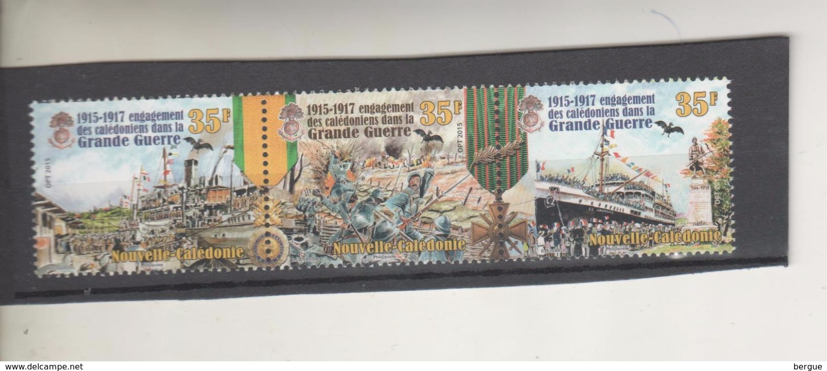 NOUELLE CALEDONIE ANNEE 2015 N° 1241/1243  ** LUXE - Unused Stamps