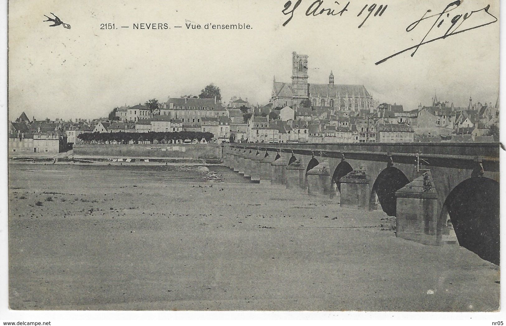 CPA 58 ( Nievre ) - NEVERS - Vue D'ensemble - Nevers