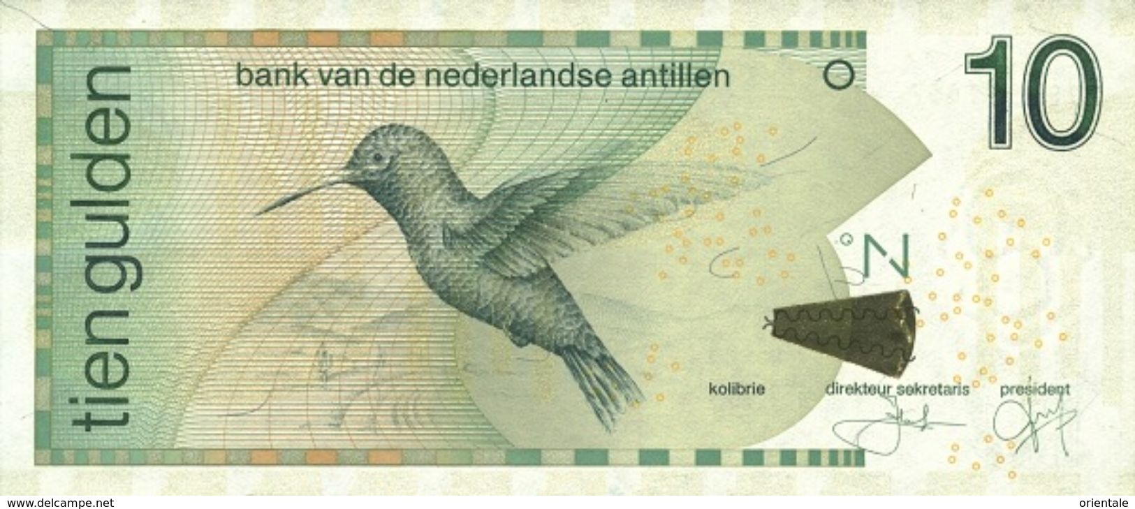 NETHERLANDS ANTILLES P. 28f 10 G 2012 UNC - Antille Olandesi (...-1986)