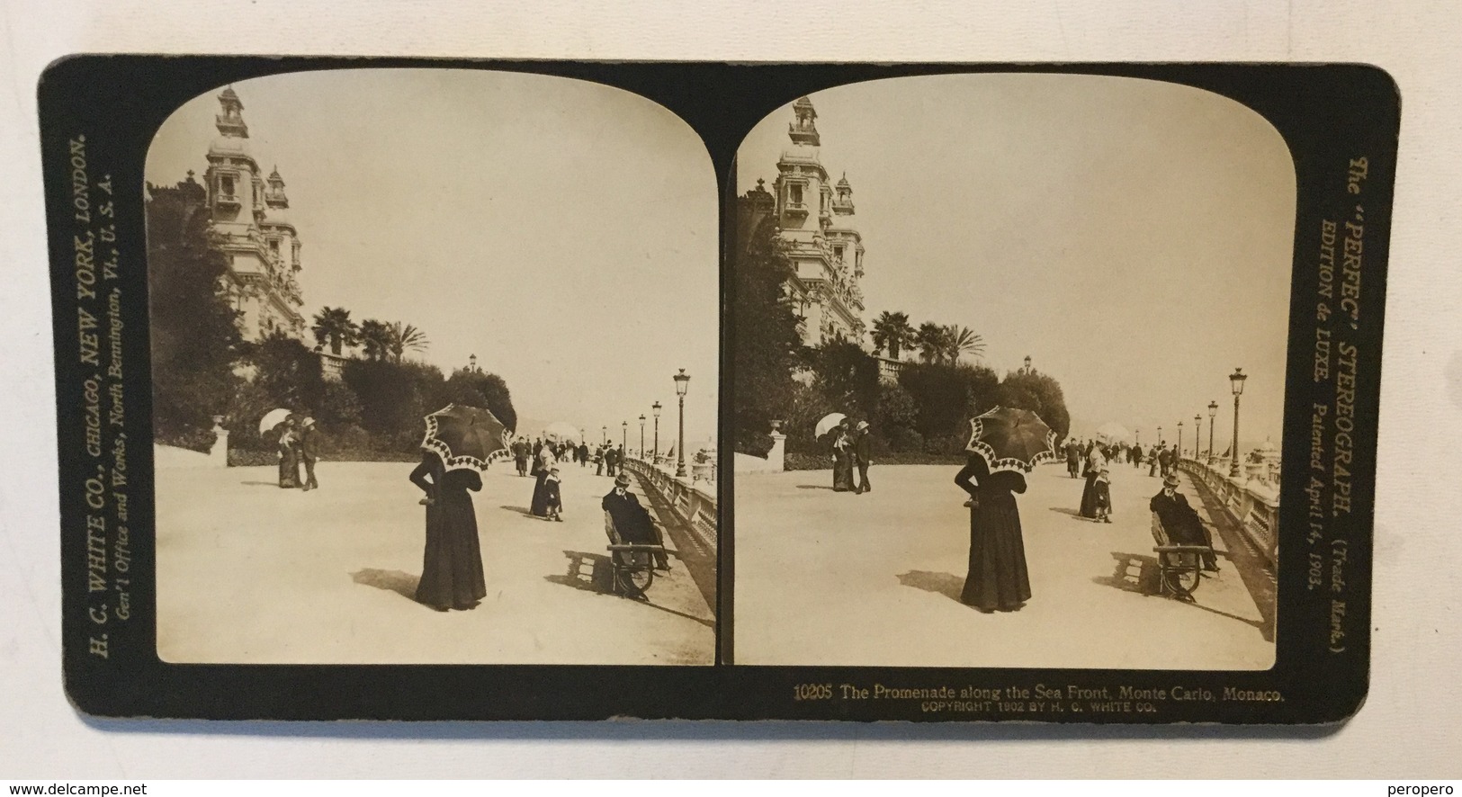 MONACO  MONTE CARLO   Stereo Photo  Photo Stéréoscopique - Stereoscopic