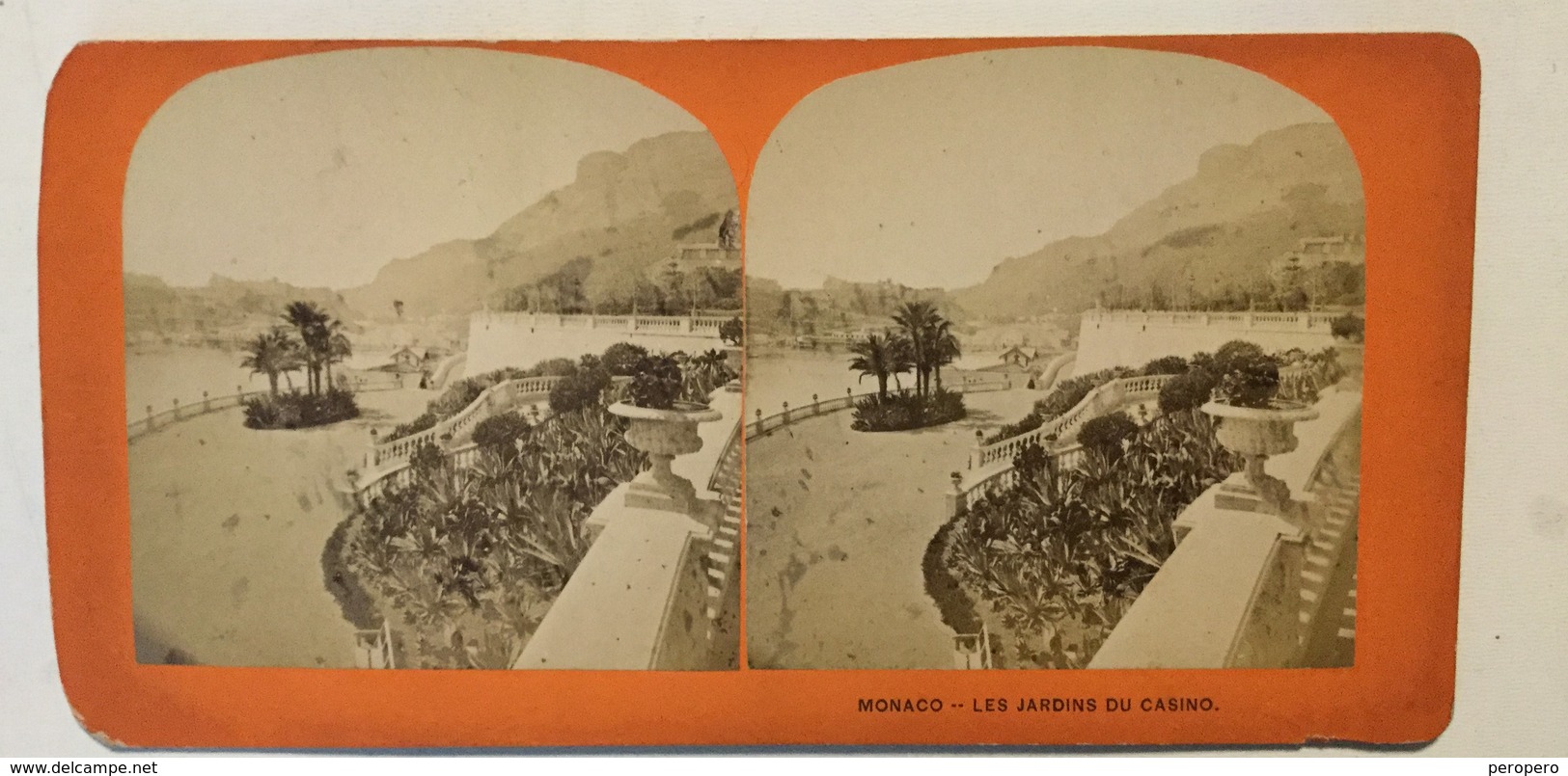 MONACO  MONTE CARLO   Stereo Photo  Photo Stéréoscopique - Stereoscopio