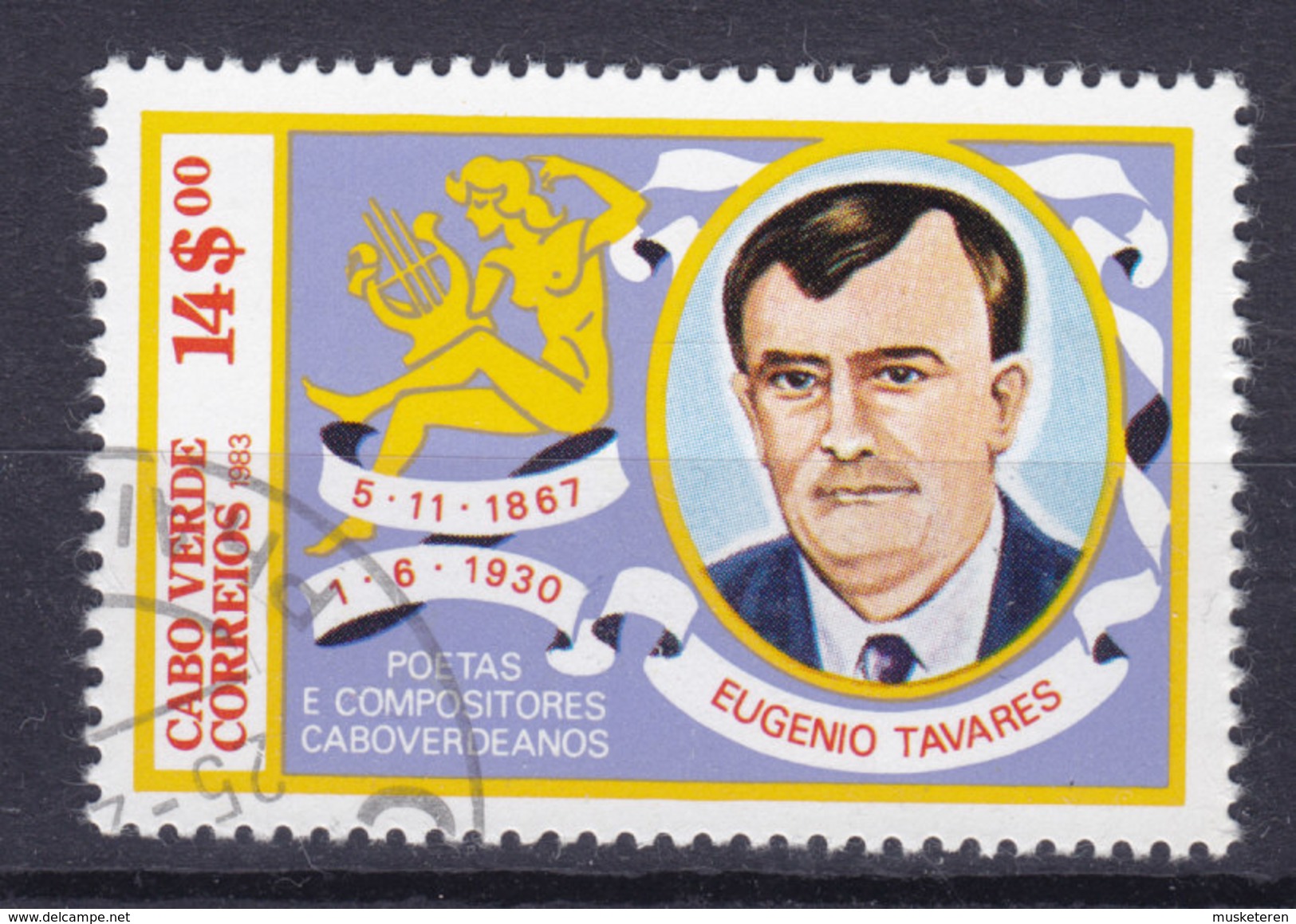 Cape Verde 1983 Mi. 476    14.00 E Eugenio Tavares, Dichter - Kap Verde