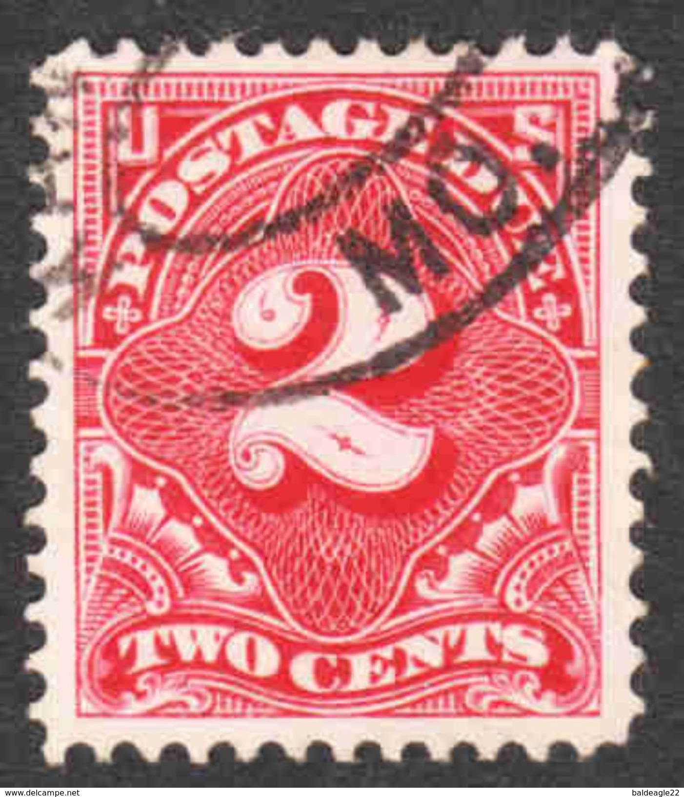 United States - Scott #J46 Used - Postage Due