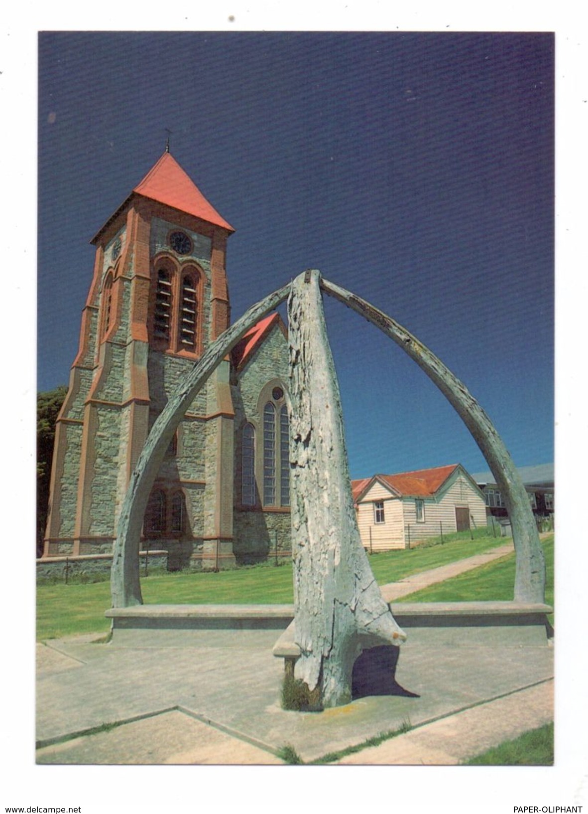 FALKLAND ISLANDS - STANLEY, Christchurch Cathedral, Whalebone Arch - Falkland