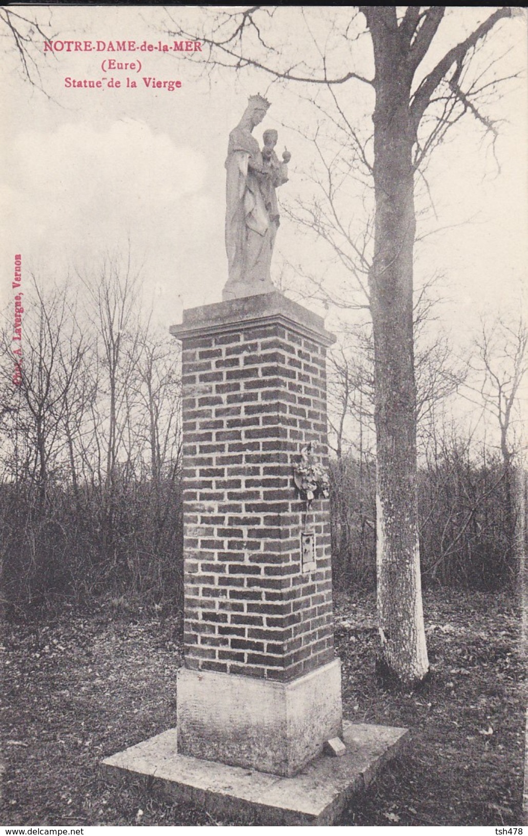 78----NOTRE DAME DE LA MER---statue De La Vierge---voir 2 Scans - Autres & Non Classés