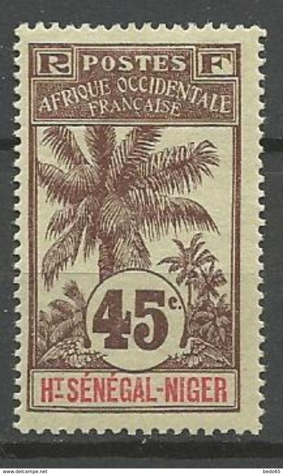 HAUT-SENEGAL ET NIGER N° 12 NEUF*   CHARNIERE TB / MH - Ongebruikt