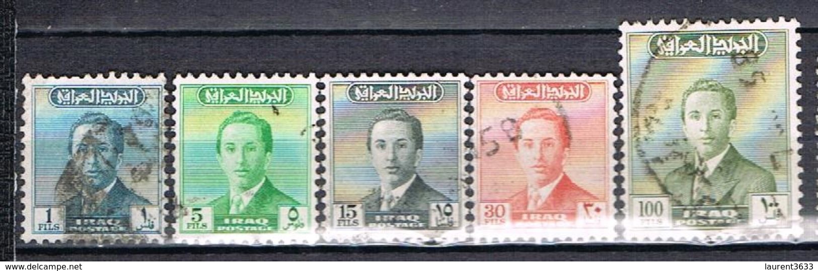 Roi Faïçal II N°182A 186 190 193 197 - Iraq