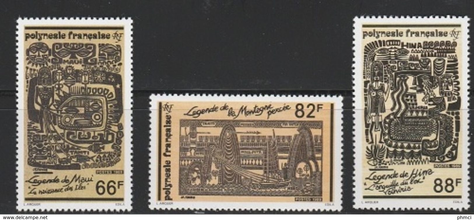 POLYNESIE N°347 à 349 -  NEUFS * * LUXE - Unused Stamps