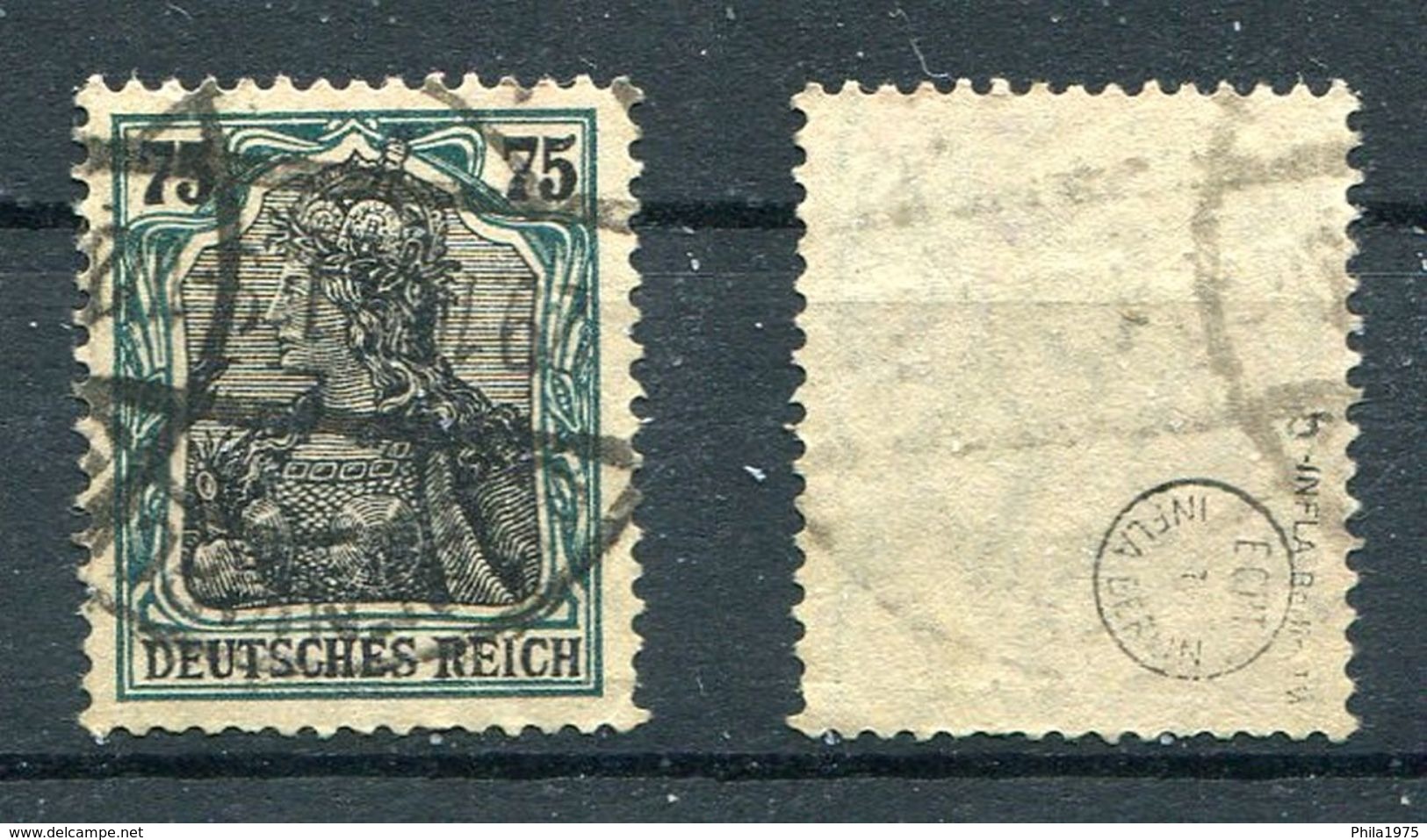 Deutsches Reich Michel-Nr. 104b Vollstempel - Geprüft - Gebraucht