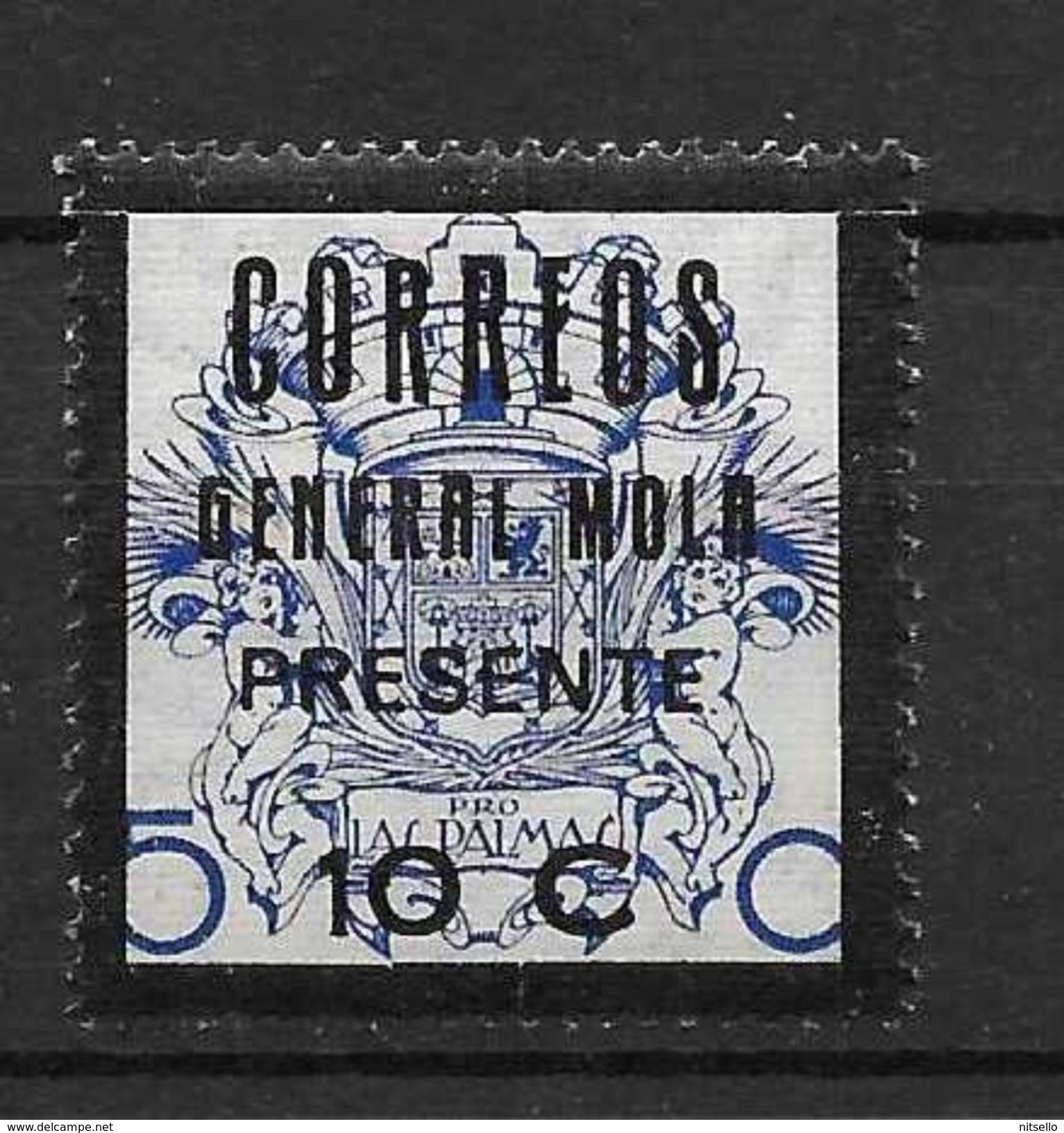 LOTE 2190  ///  GUERRA CIVIL - AL GENERAL MOLA **MNH     ¡¡¡¡¡¡ LIQUIDATION !!!!!!! - Spanish Civil War Labels