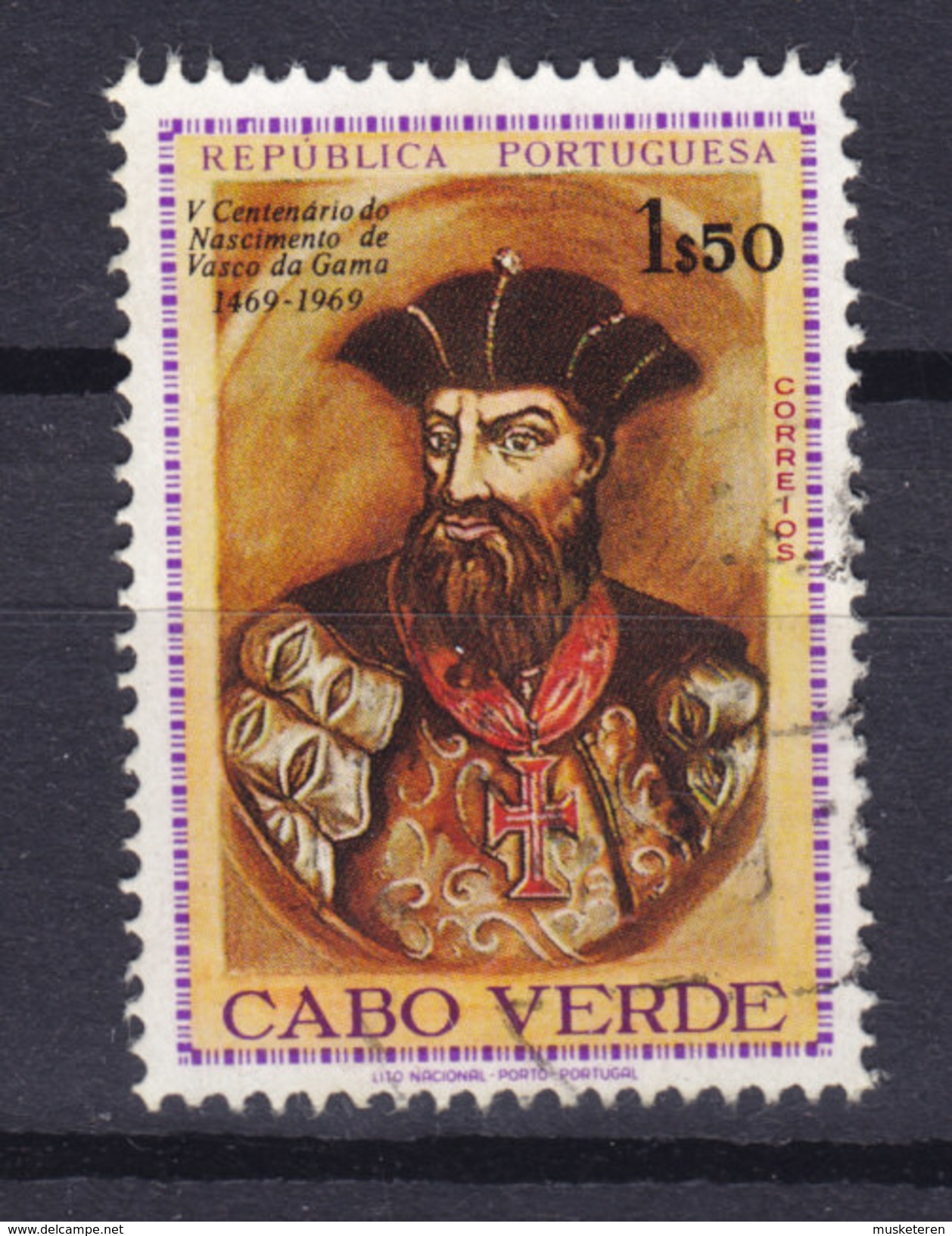 Cape Verde 1969 Mi. 359    1.50 E Vasco Da Gama Seefahrer - Islas De Cabo Verde