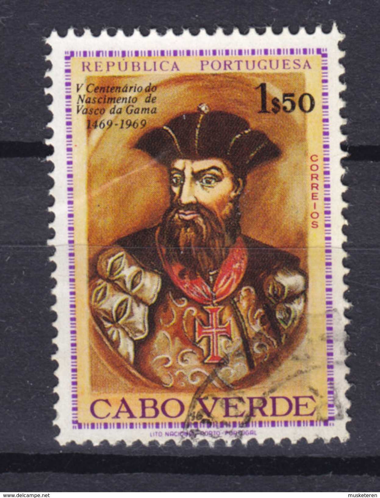 Cape Verde 1969 Mi. 359    1.50 E Vasco Da Gama Seefahrer - Isola Di Capo Verde