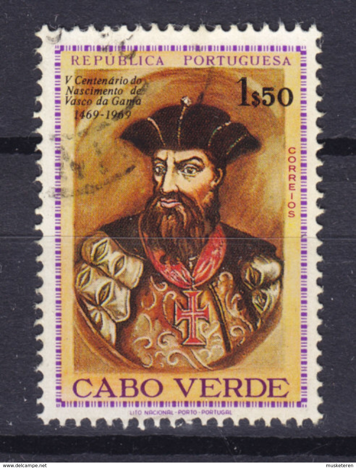 Cape Verde 1969 Mi. 359    1.50 E Vasco Da Gama Seefahrer - Kaapverdische Eilanden