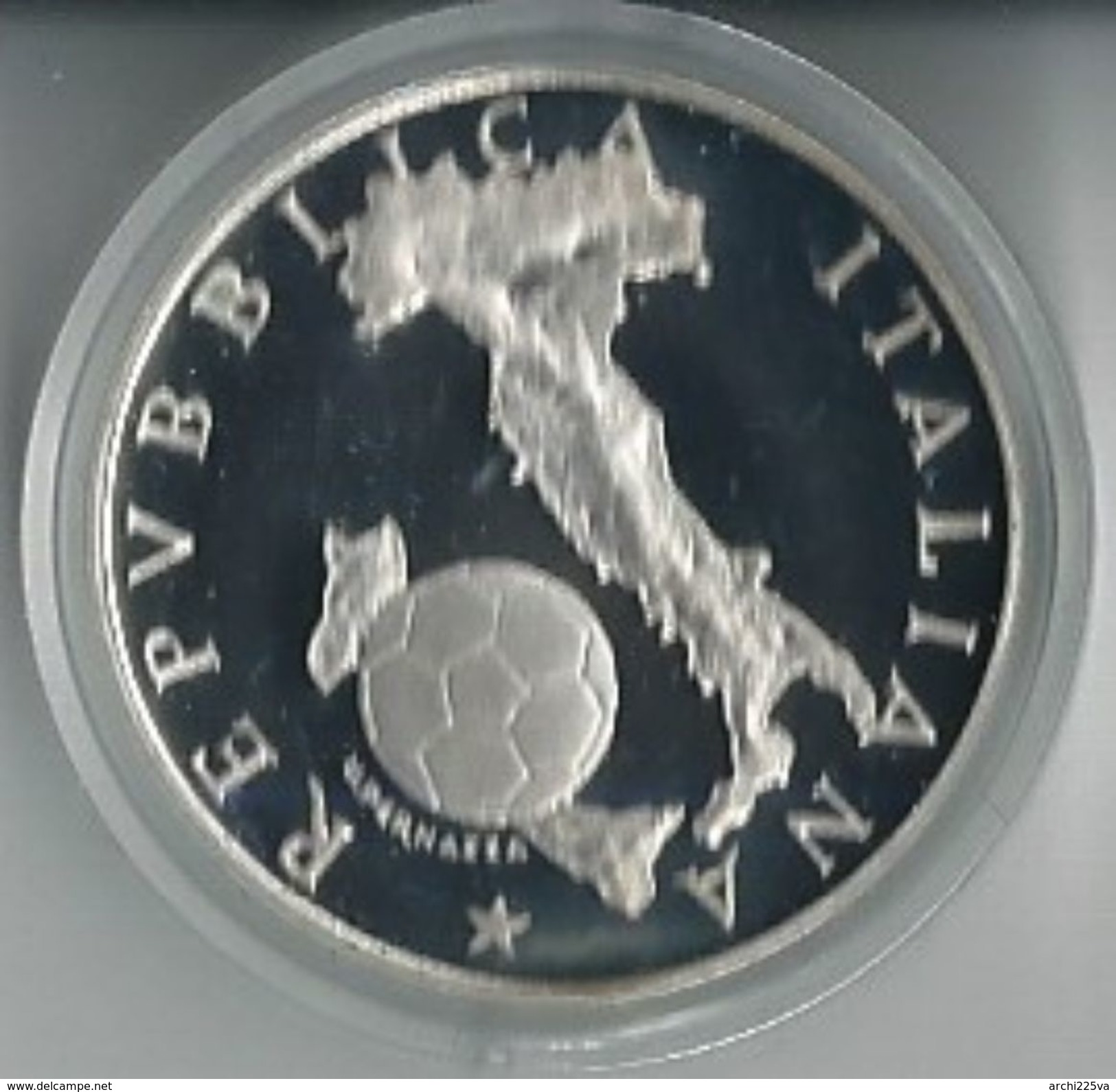 ITALIA 1986 - CALCIO Messico - 500 Lire FDC PROOF - Argento / Argent / Silver 1 Oz. 835 / 1000 - Confezione Originale - Jahressets & Polierte Platten