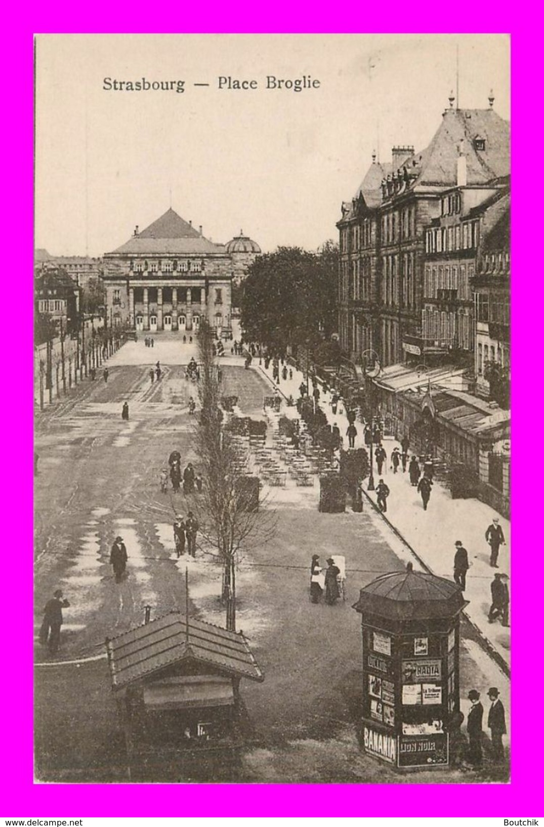 Strasbourg - Place Broglie   (  Scan Recto Et Verso ) - Strasbourg